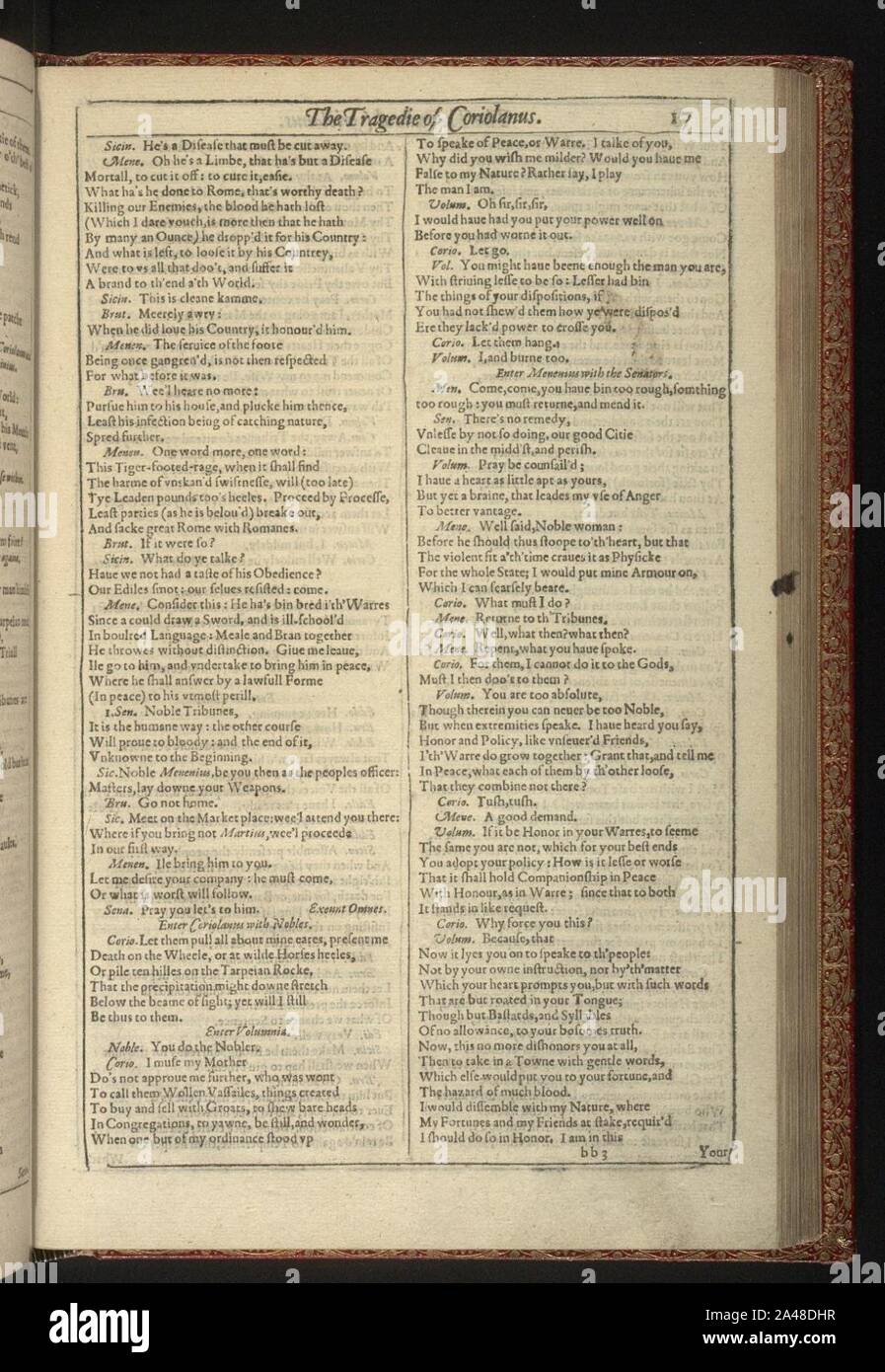 Shakespeare Paper First Folio, Shakespeare - 0632 Stock Photo - Alamy