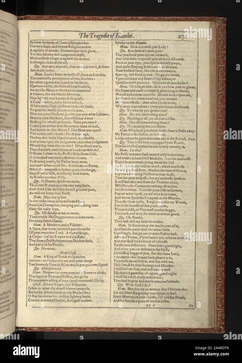 First Folio, Shakespeare - 0778. Stock Photo