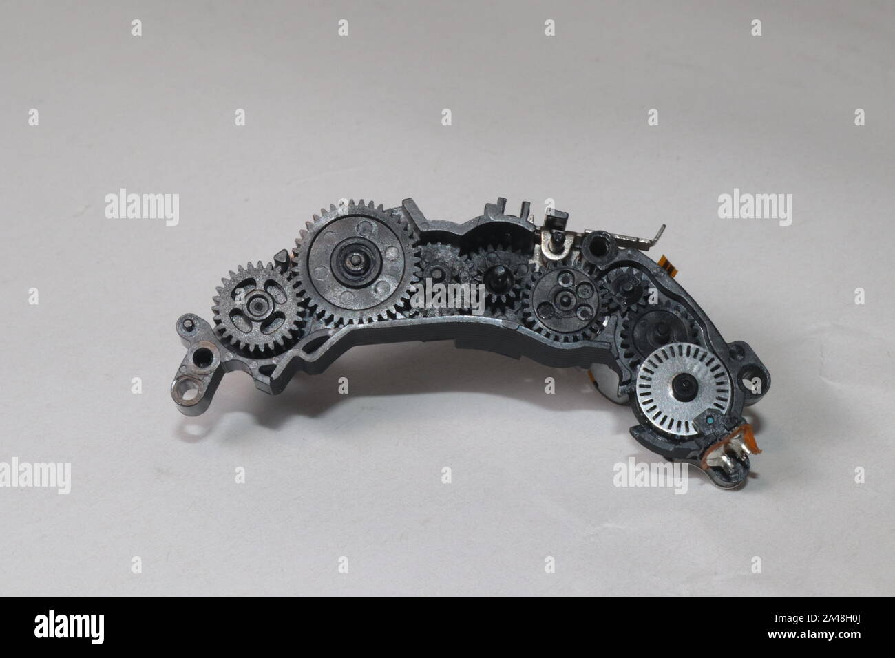 Parts of a Canon DSLR Lens Stock Photo Alamy