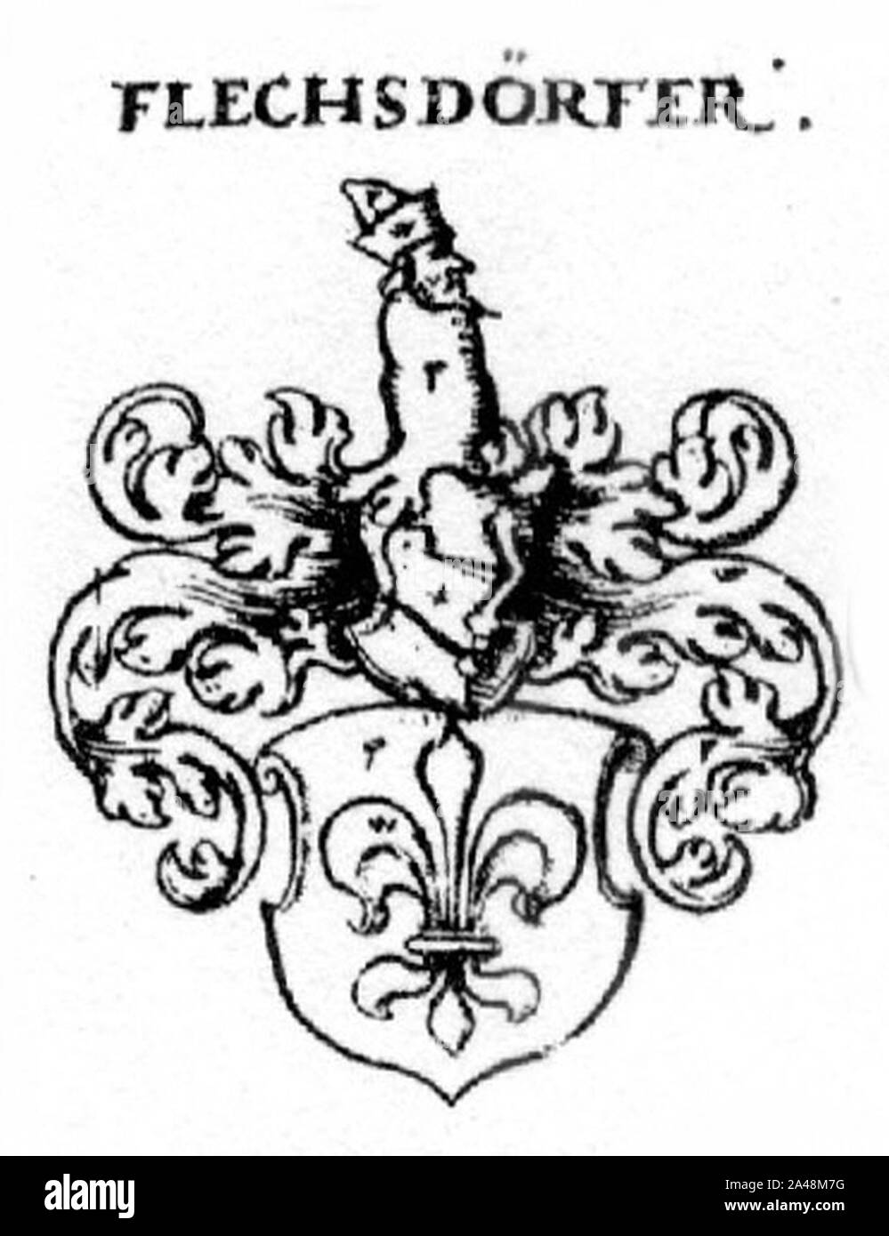 Flexdorfer Siebmacher158 - 1703 - Patrizier Nürnberg. Stock Photo