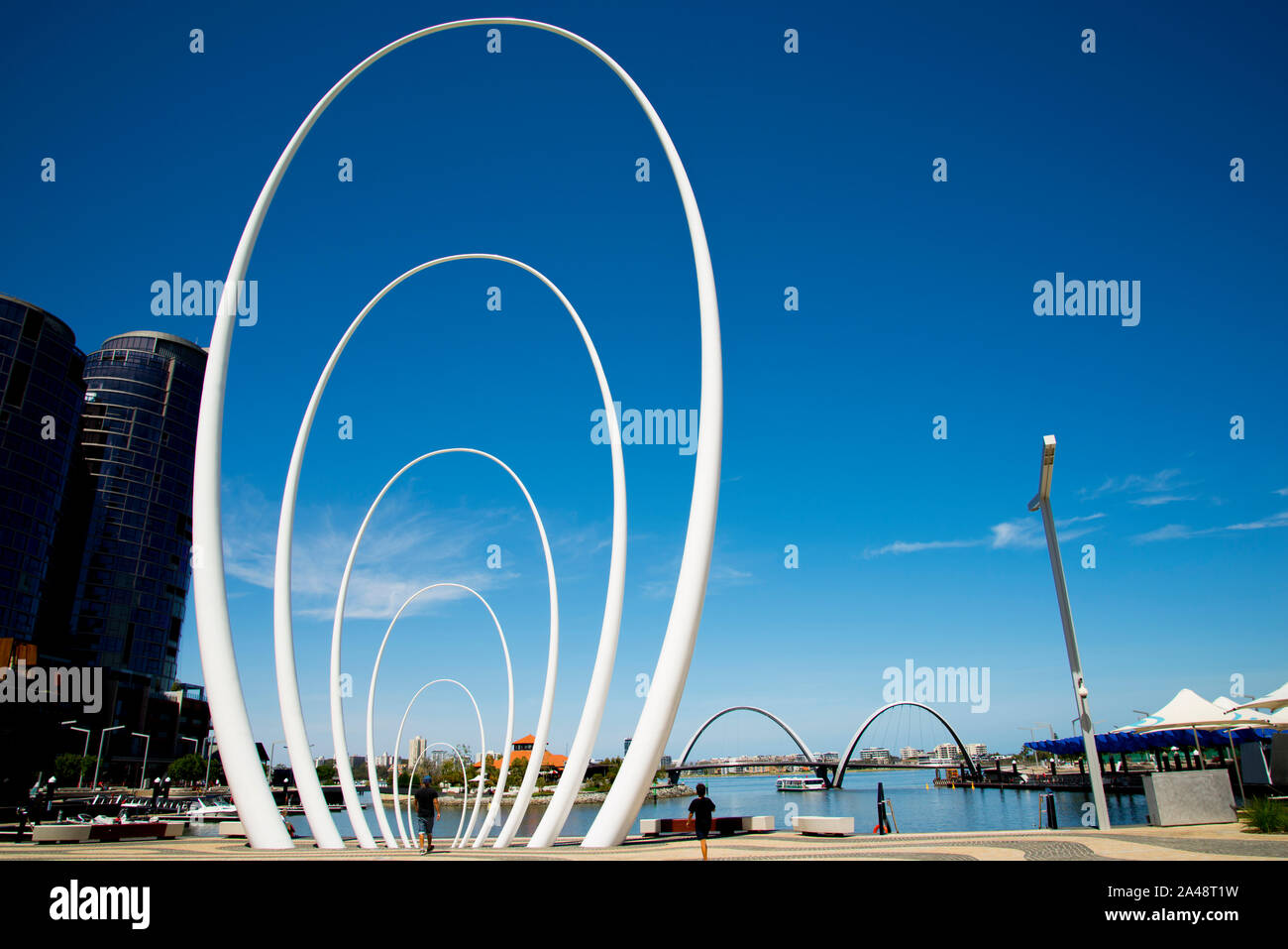 Spanda Public Statue Perth Australia Stock Photo Alamy