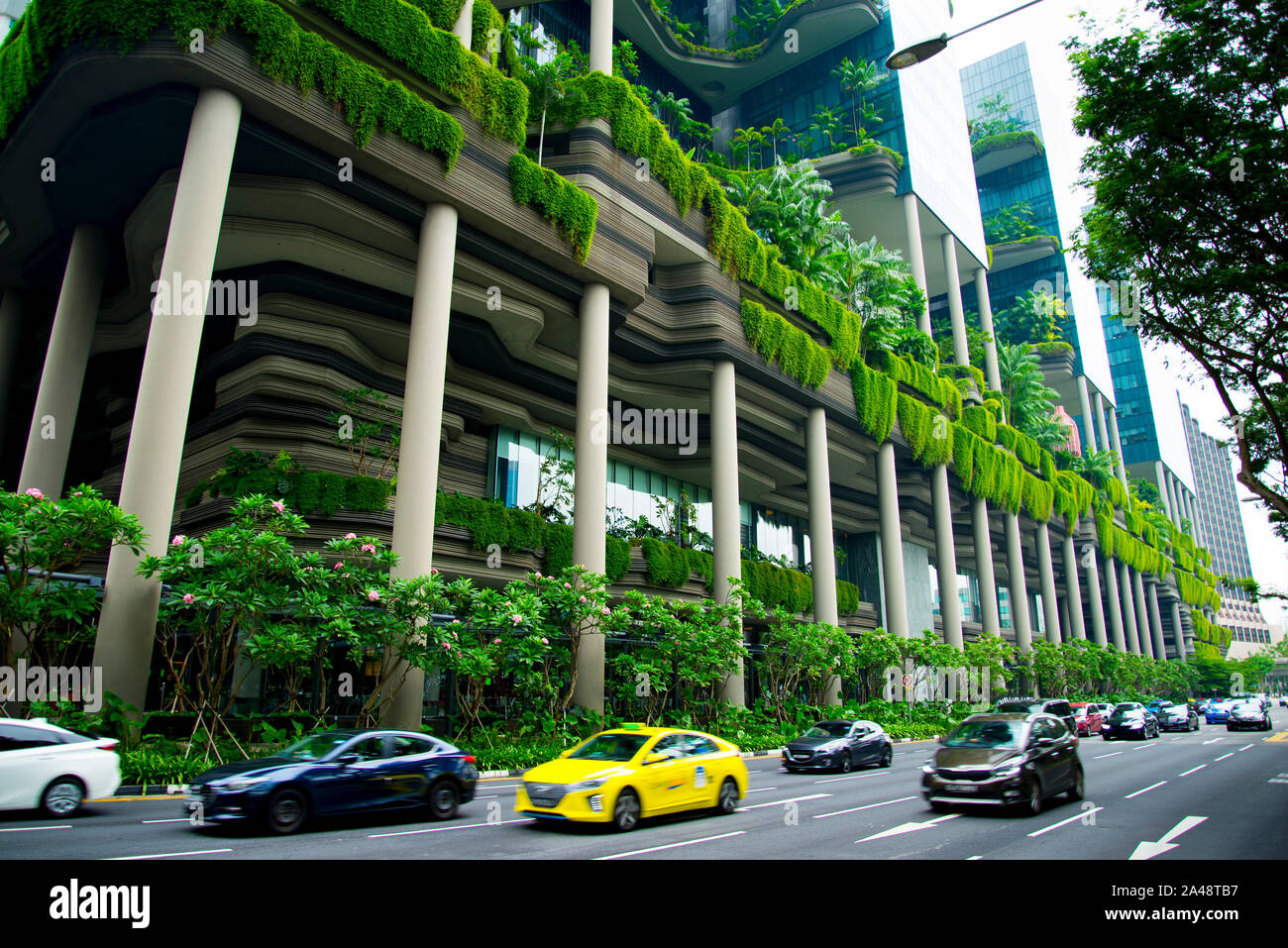 Upper Pickering Street - Singapore Stock Photo