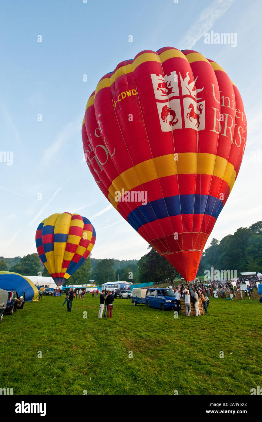 "University of Bristol" hot air balloon. Bristol International Balloon