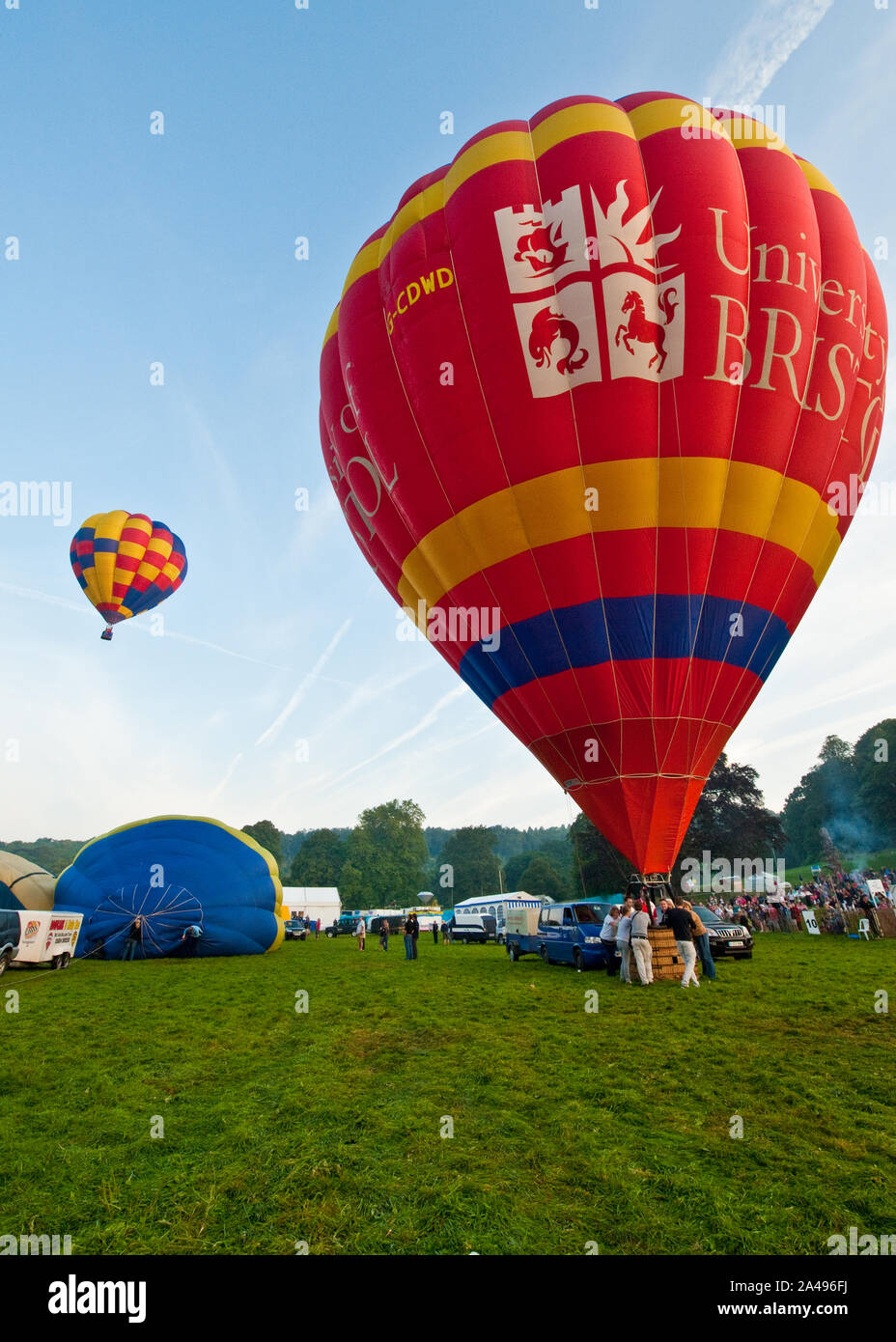 "University of Bristol" hot air balloon. Bristol International Balloon