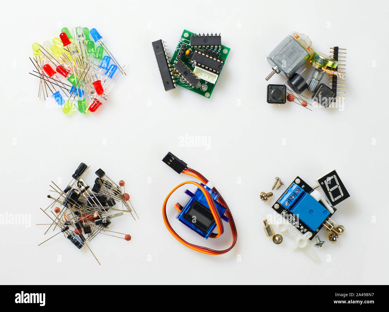 closeup of electronic component, unit, part, radio equipment and