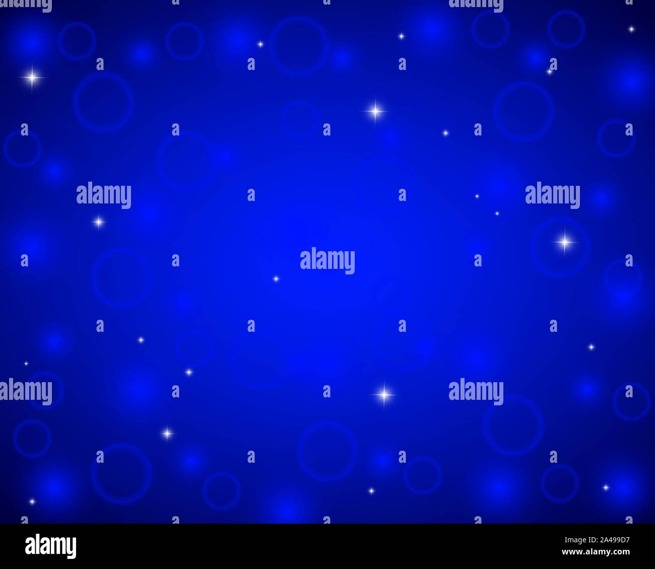 Christmas blue shiny background with snowflakes and stars Stock Vector ...