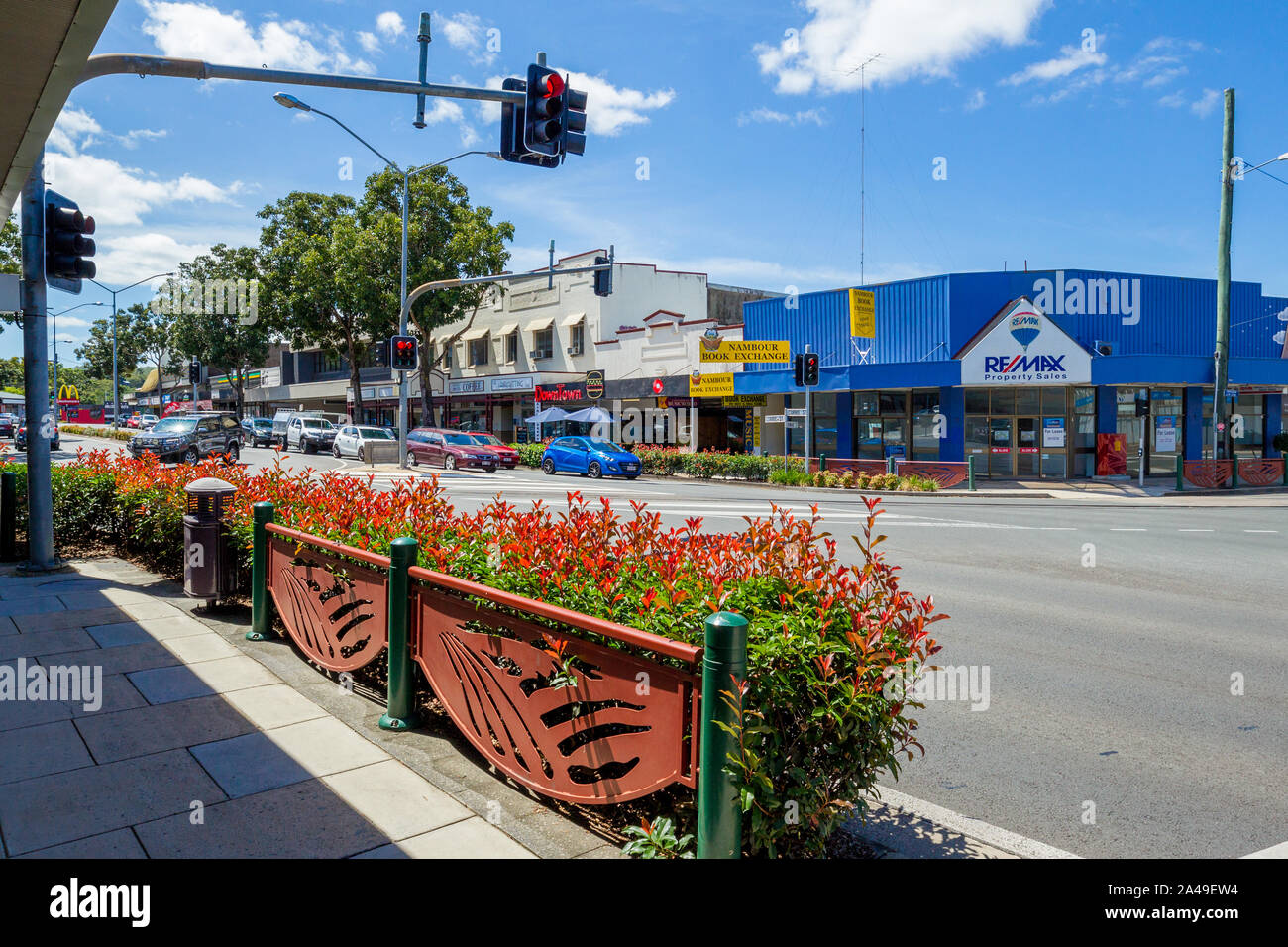 Currie Street, seen here at the intersection with Howard Street, is the