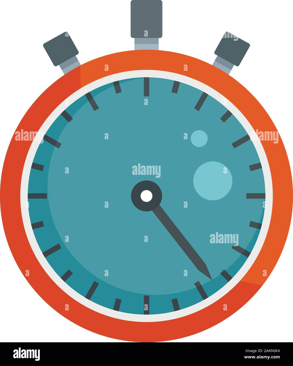 Sport stopwatch icon. Flat illustration of sport stopwatch vector icon ...