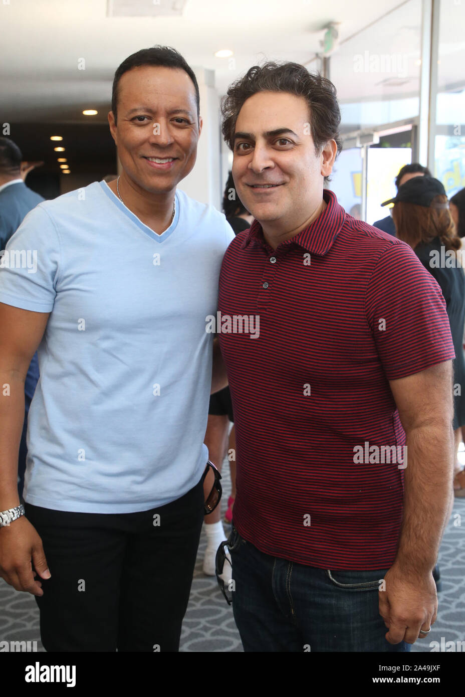 Los Angeles, USA. 12th Oct, 2019. Yancey Arias, Jason Antoon,