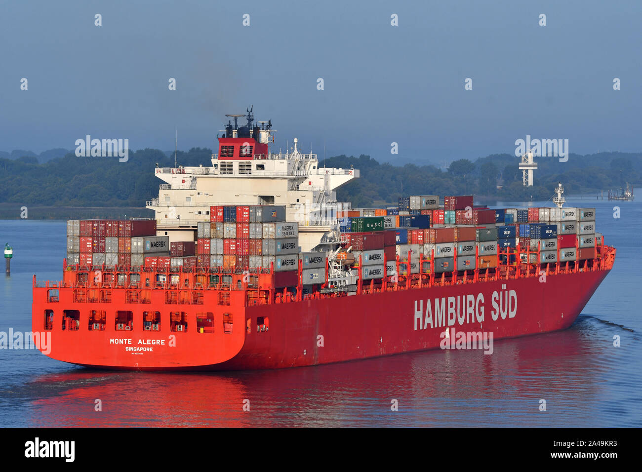 Monte Alegre outbound from Hamburg Stock Photo