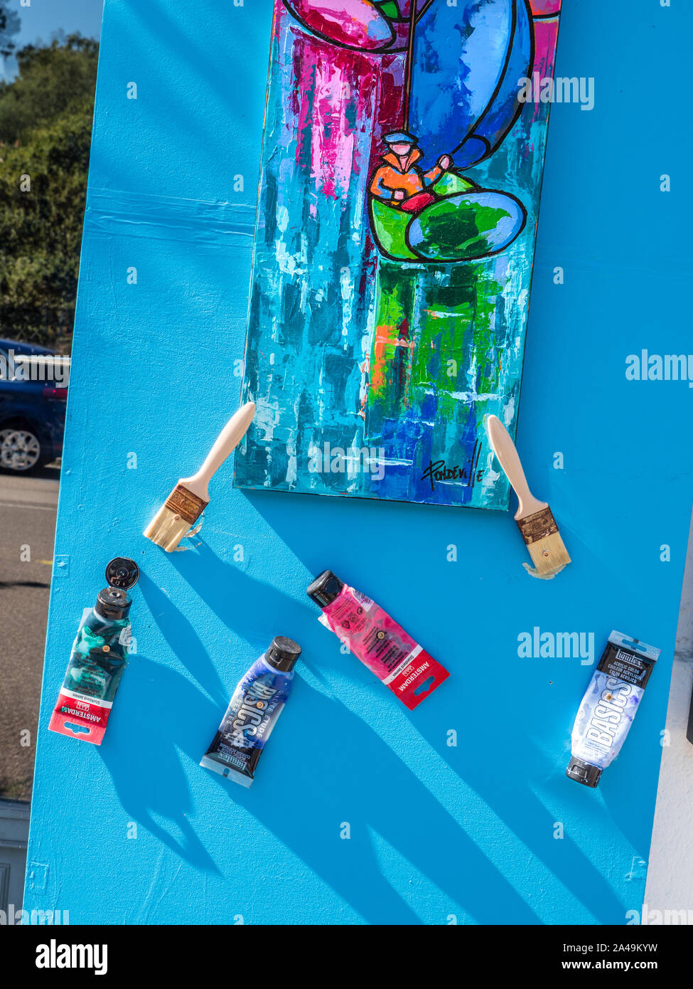 Oil paint tubes display hires stock photography and images Alamy