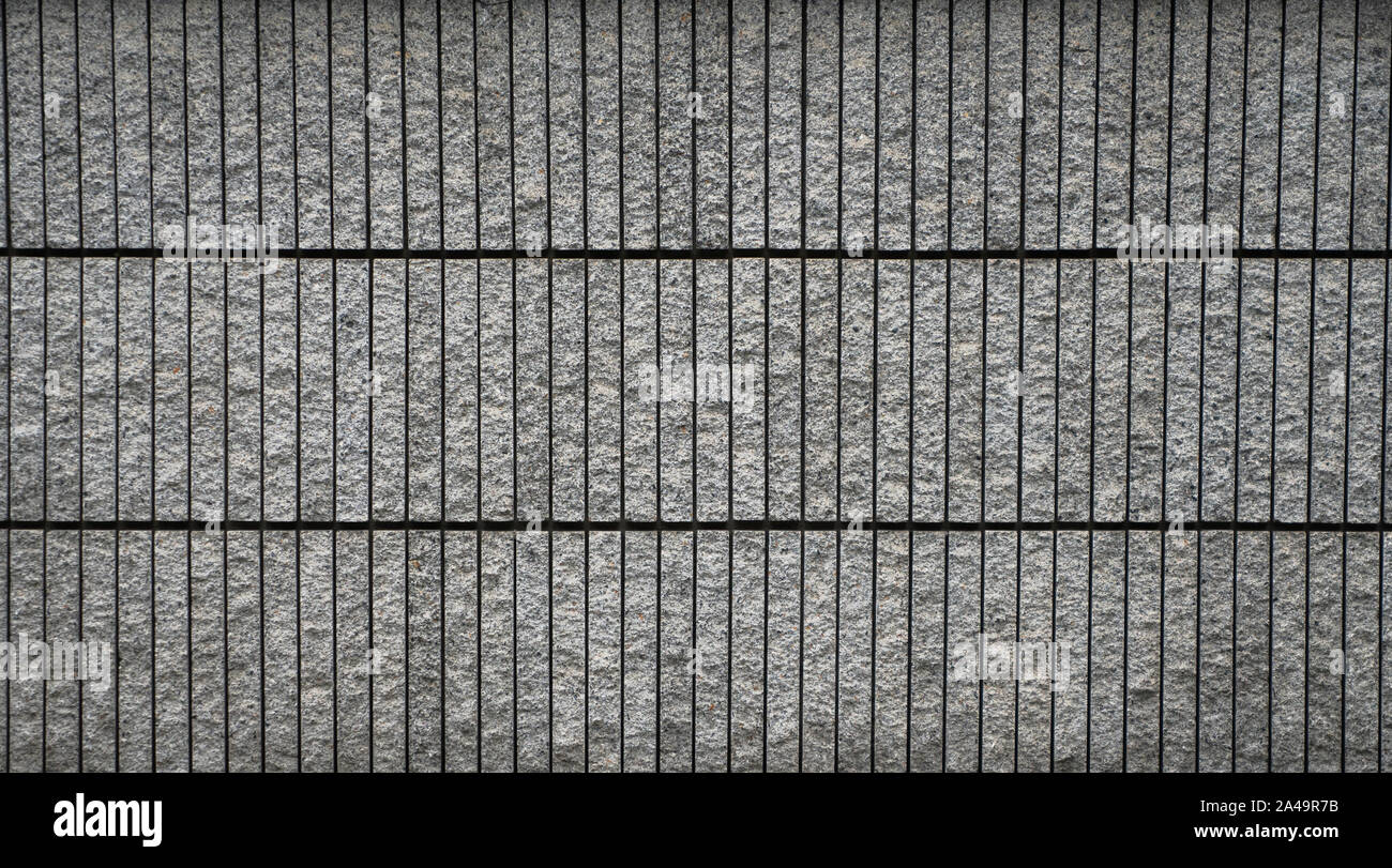 Modern stone brick wall. For using as background and texture. Stock Photo