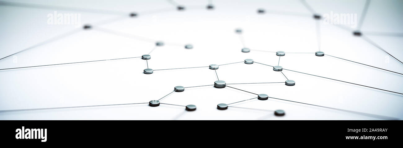 Concept network 3d rendering hi-res stock photography and images - Alamy