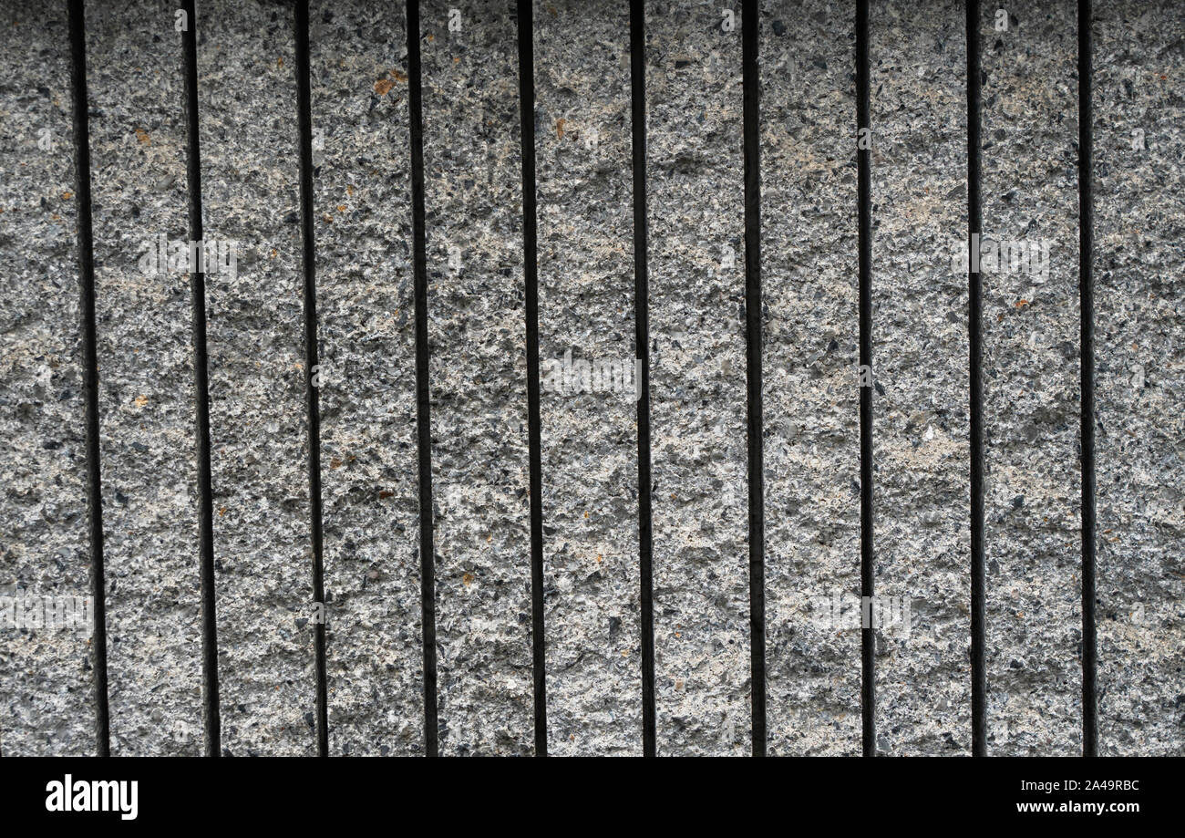 Modern stone brick wall. For using as background and texture. Stock Photo