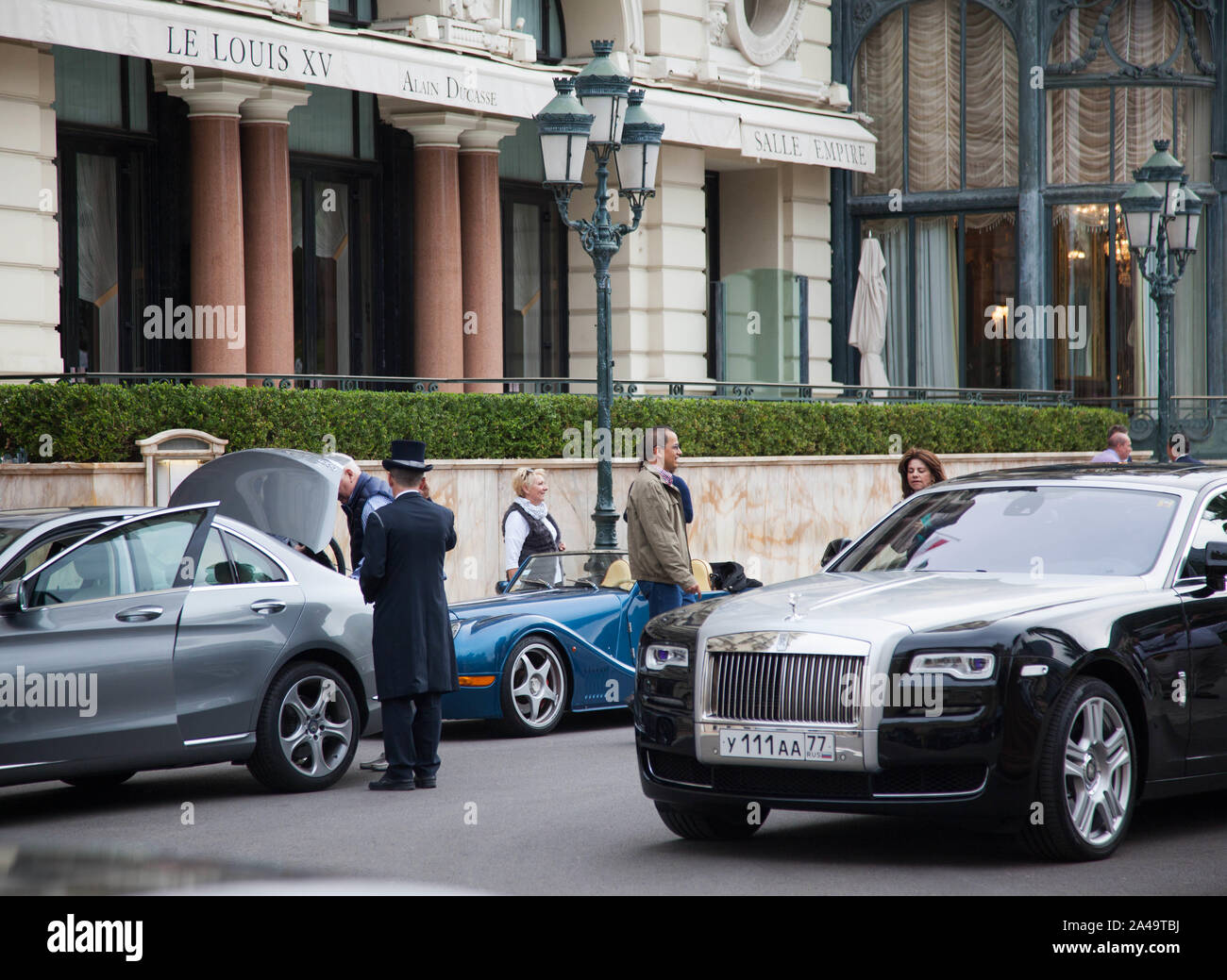 Luxury Cars Parked High Resolution Stock Photography And Images Alamy