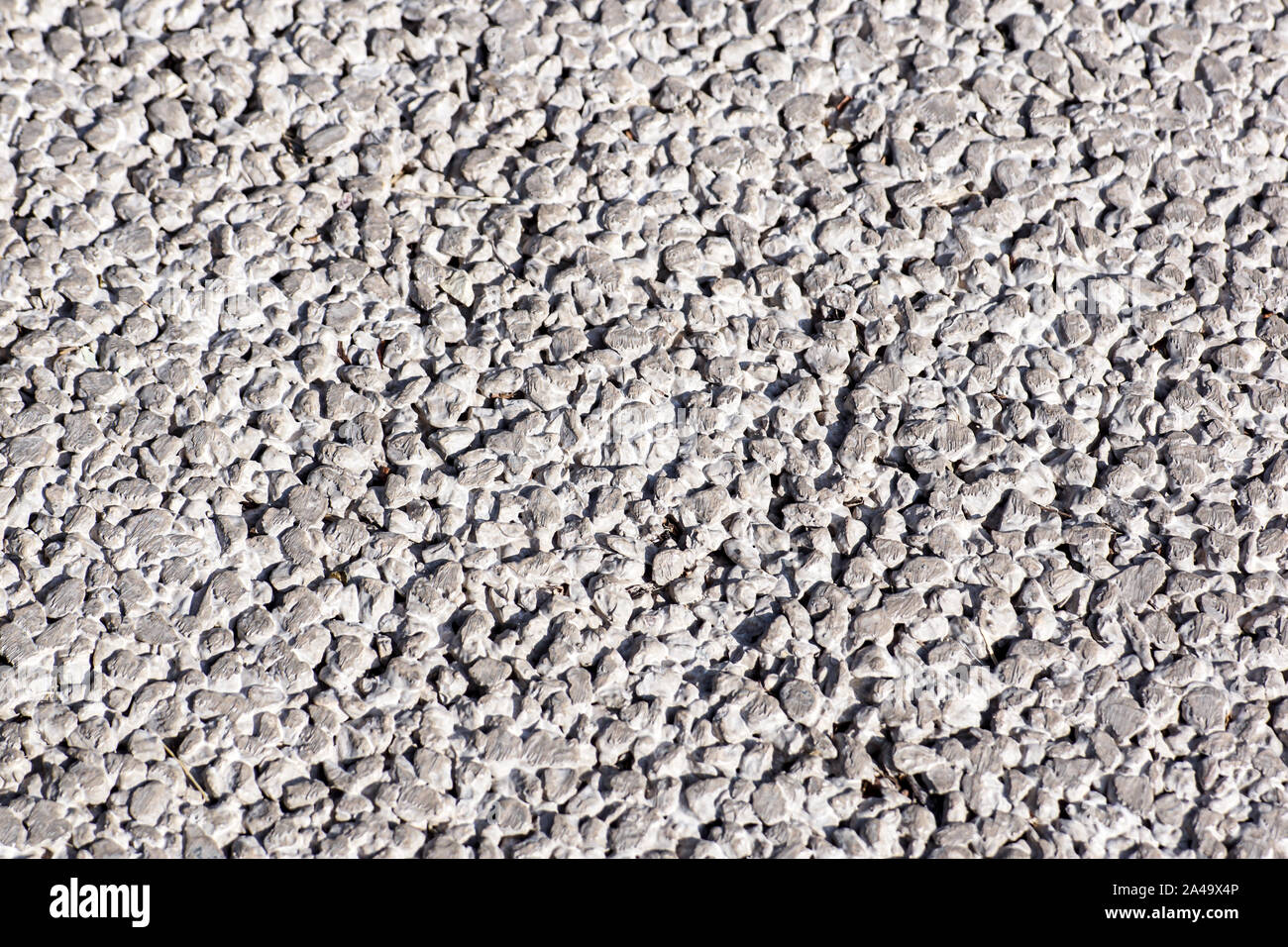 Light grey gravel Pebble floor texture, top view Stock Photo Alamy