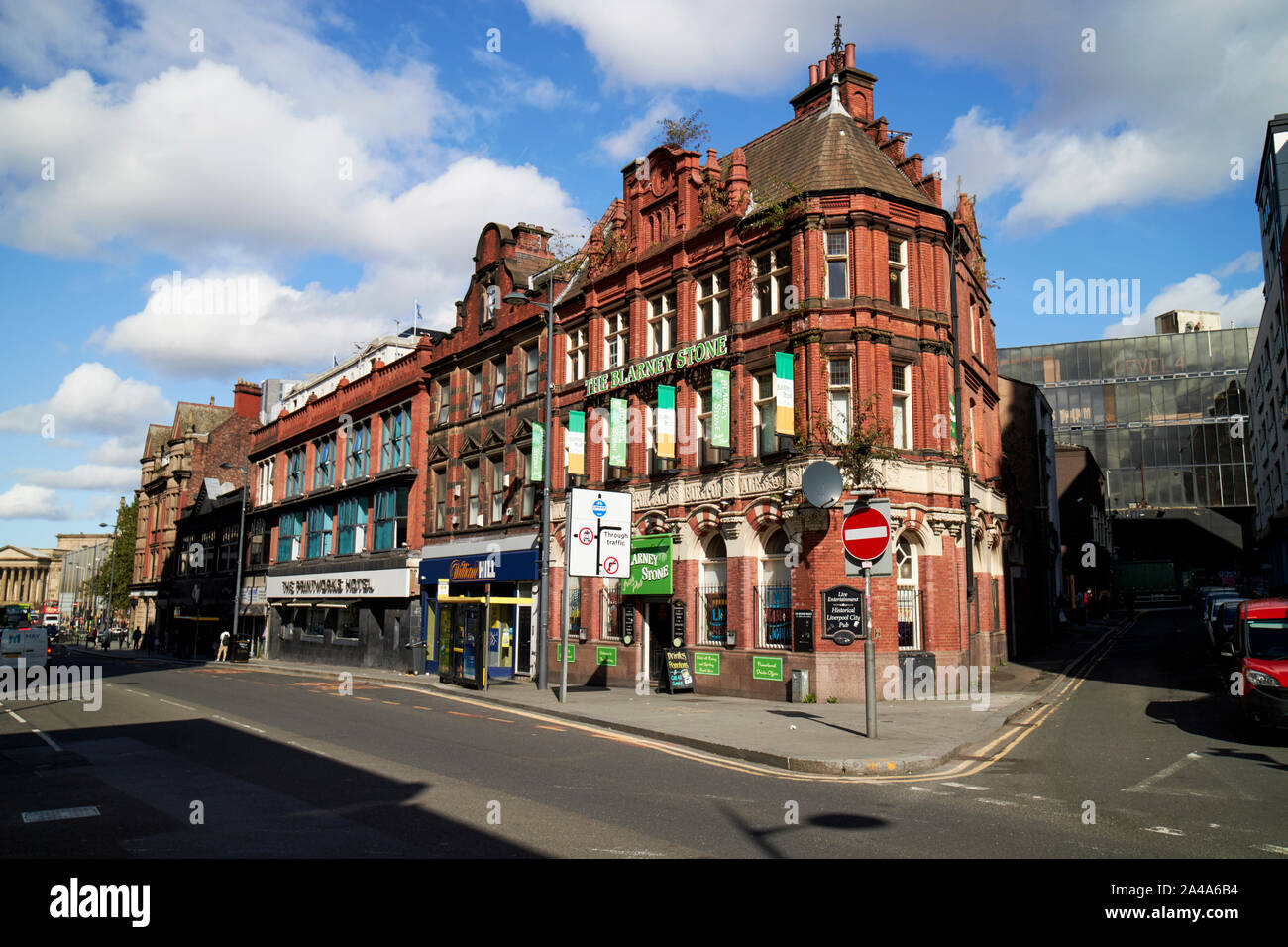 the blarney stone pub formerly renshaws Liverpool England UK Stock Photo