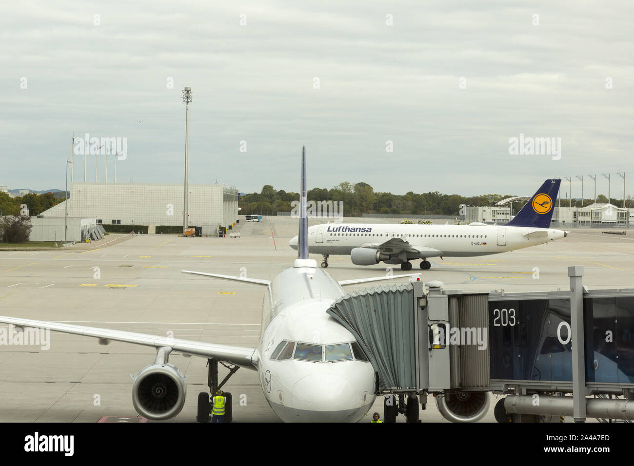 Kopenhagen international airport Stock Photo
