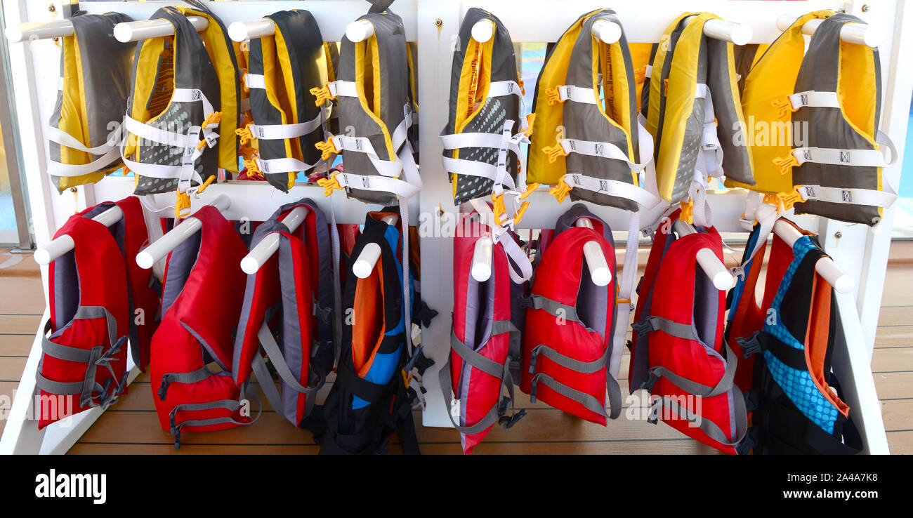 Life jacket and cruise ship hires stock photography and images Alamy