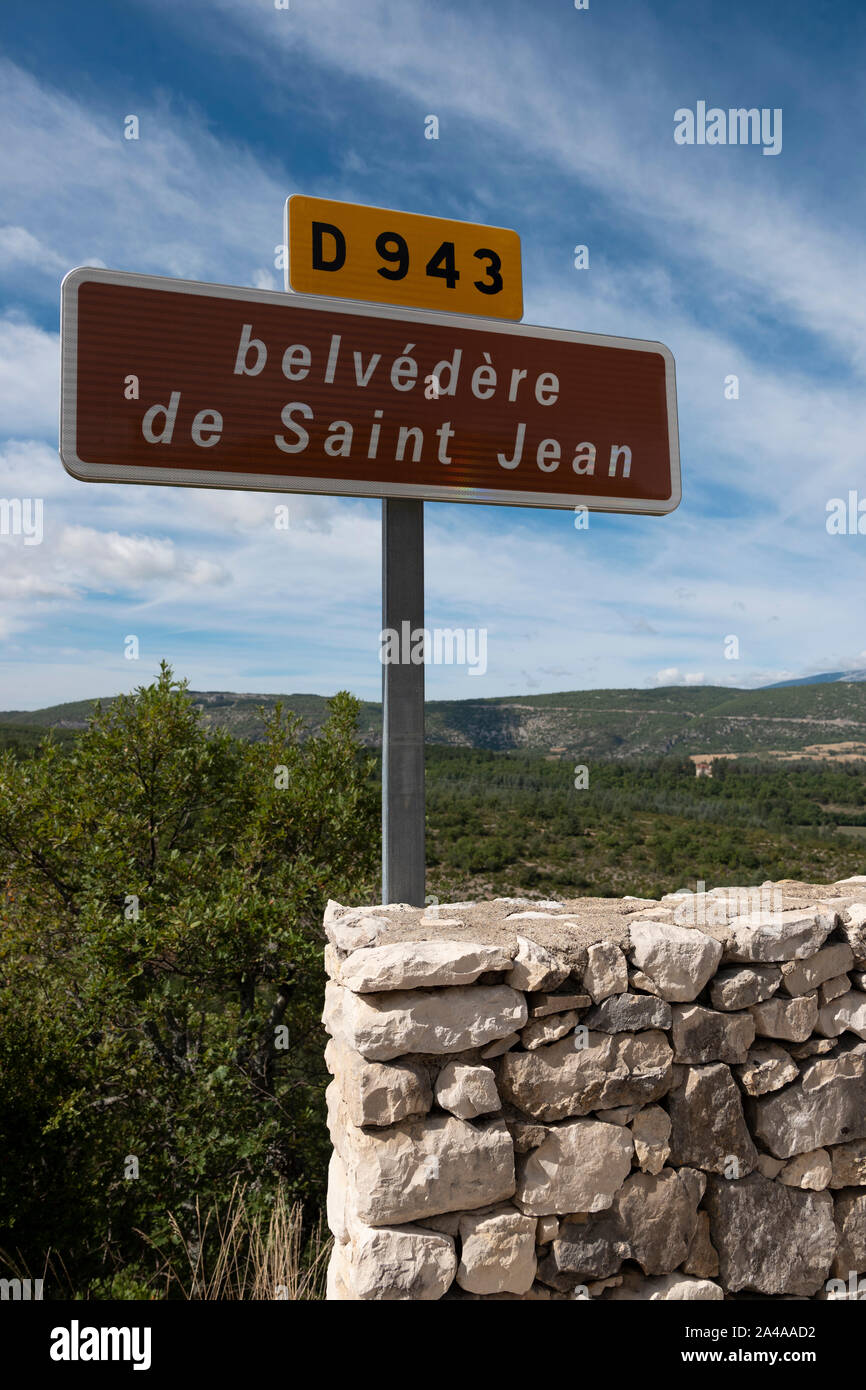 Gorges de la Nesque, Provence, France Stock Photo - Alamy