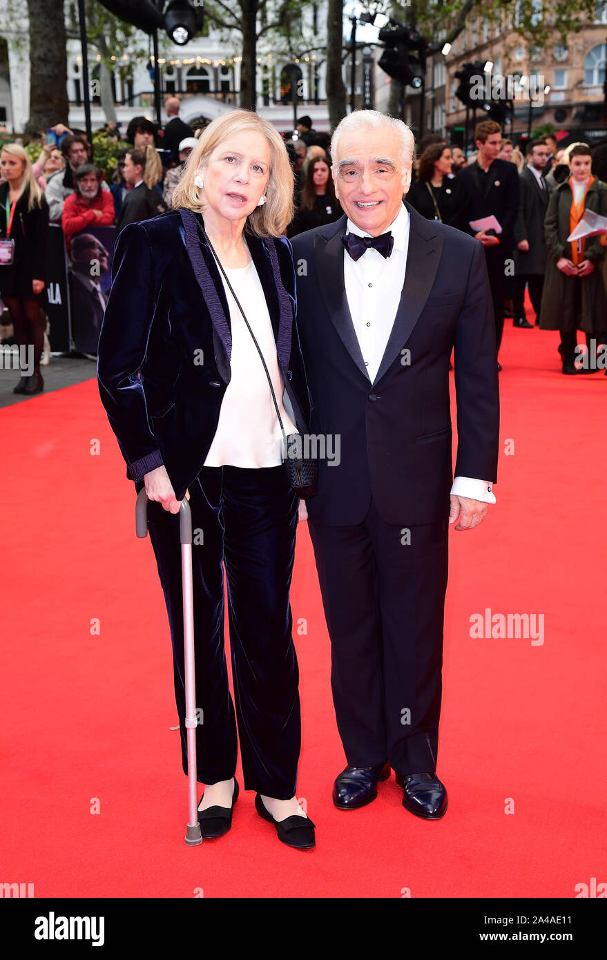 Helen Morris and Martin Scorsese attending the Closing Gala and International premiere of The Irishman, held as part of the BFI London Film Festival 2019, London. Stock Photo