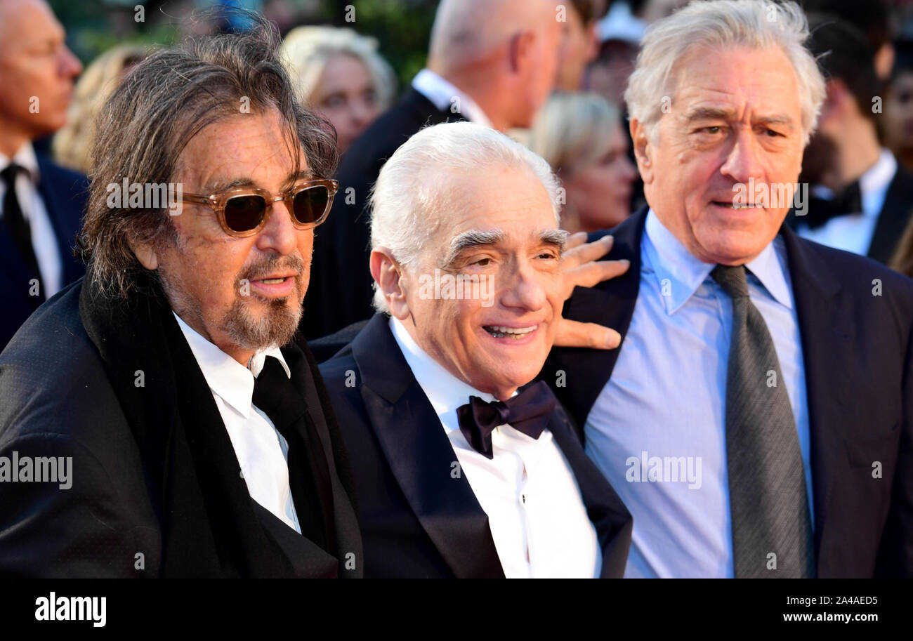 Al Pacino, Martin Scorsese and Robert de Niro attending the Closing