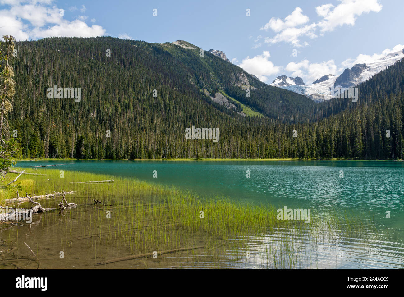 Lower Joffre Lake in Joffre Lakes Provincial Park, Canada Stock Photo