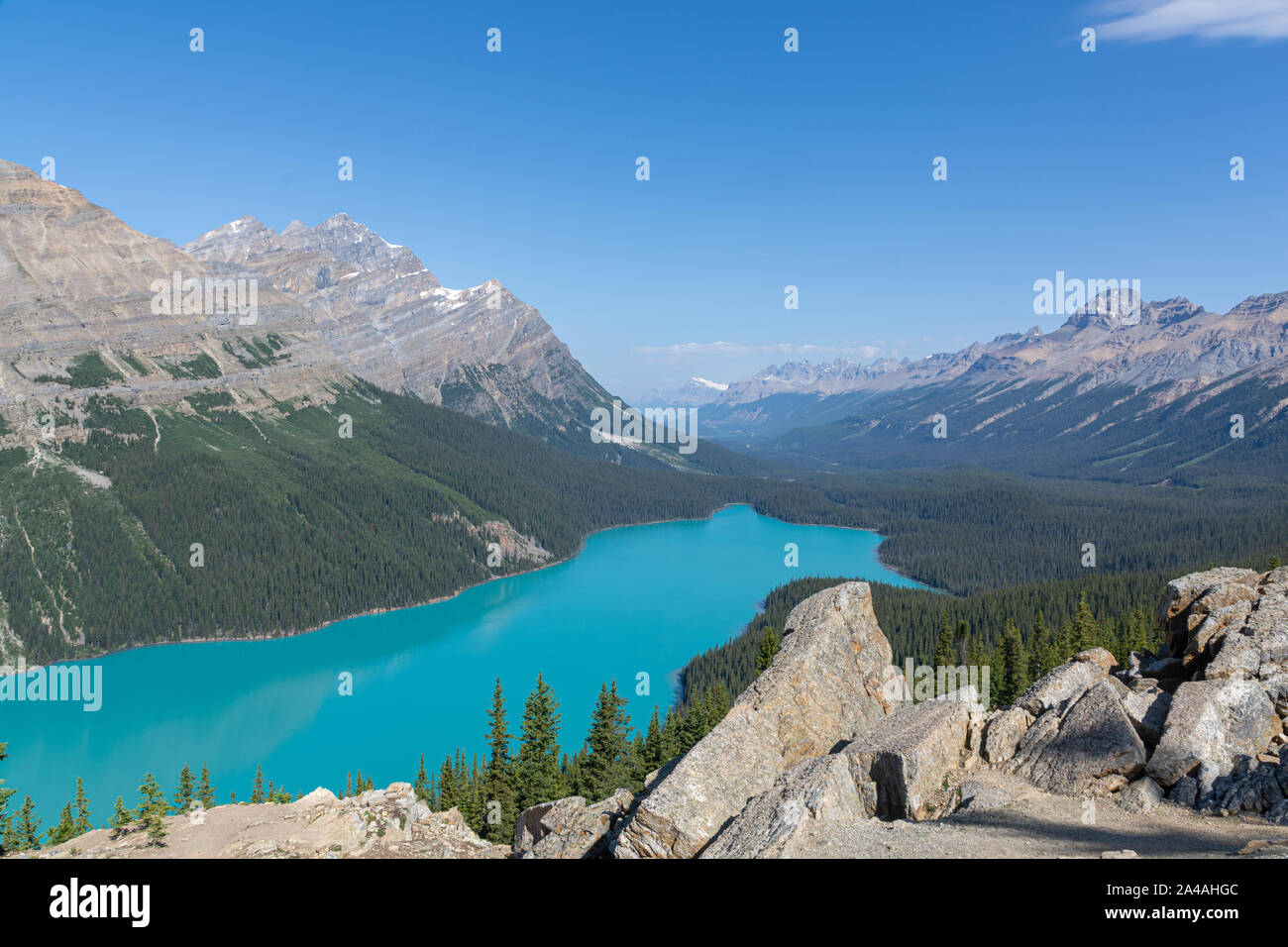 Peyto lake bow summit banff hi-res stock photography and images - Alamy