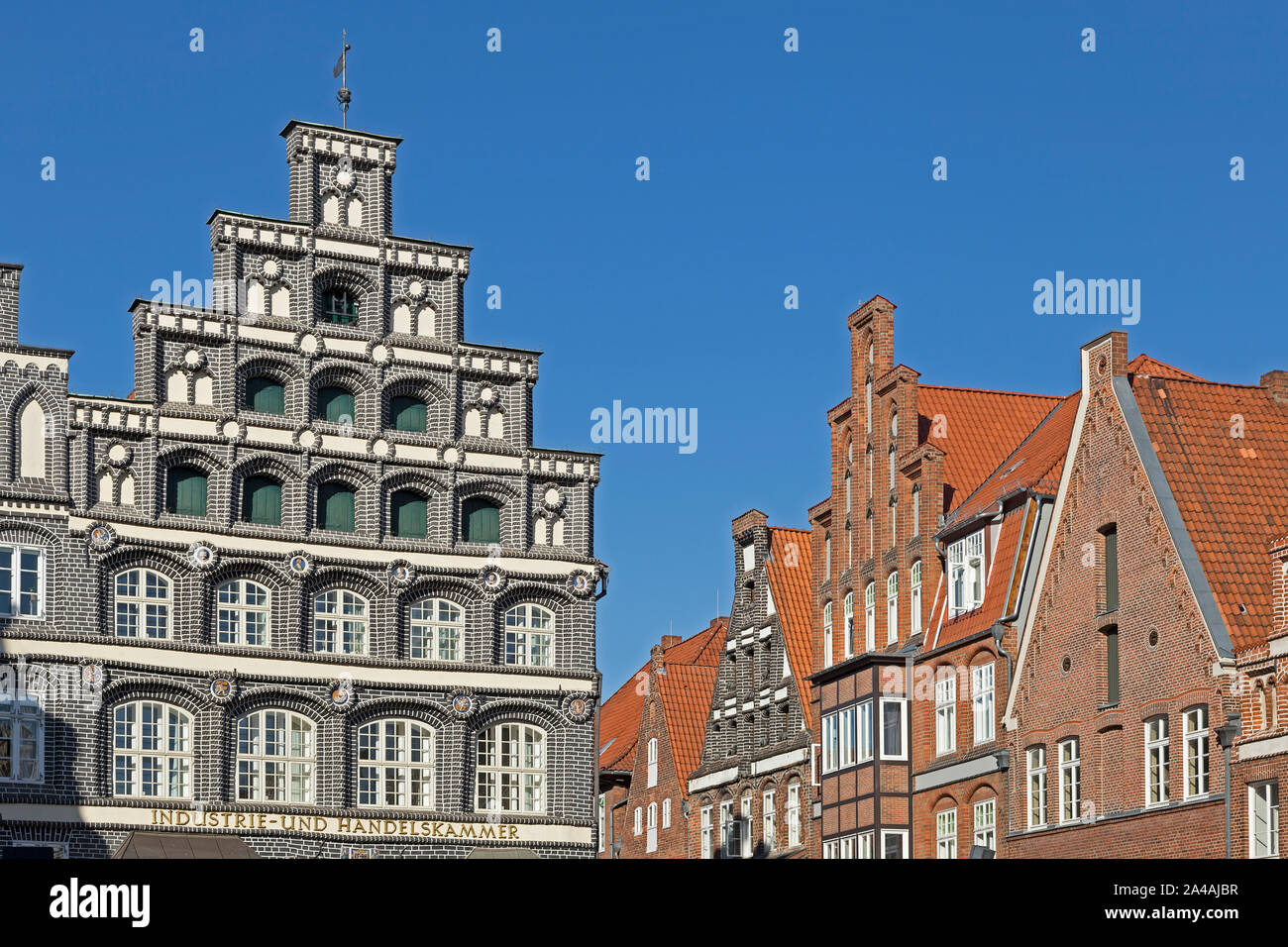 chamber of industry and commerce, old town, Lueneburg, Lower Saxony, Germany Stock Photo