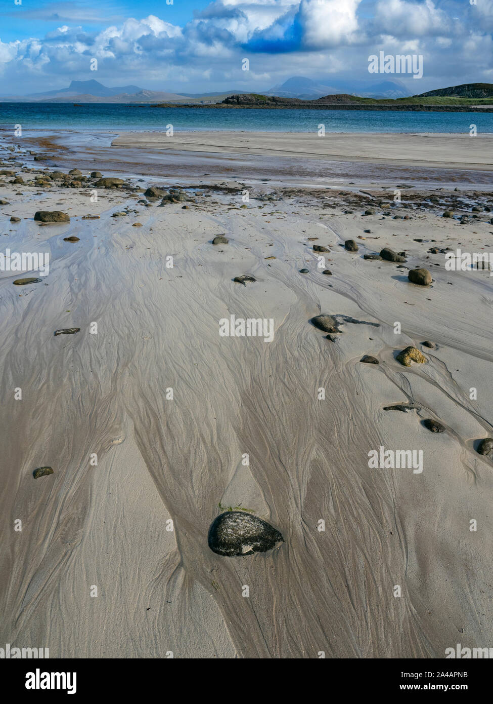 Mellon udrigle beach Wester Ross Scotland September Stock Photo Alamy