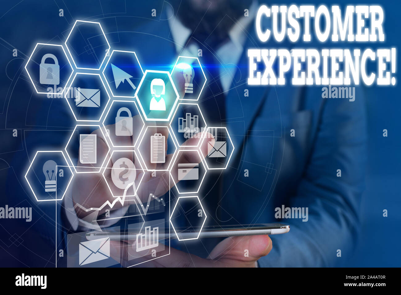 Writing note showing Customer Experience. Business concept for product ...