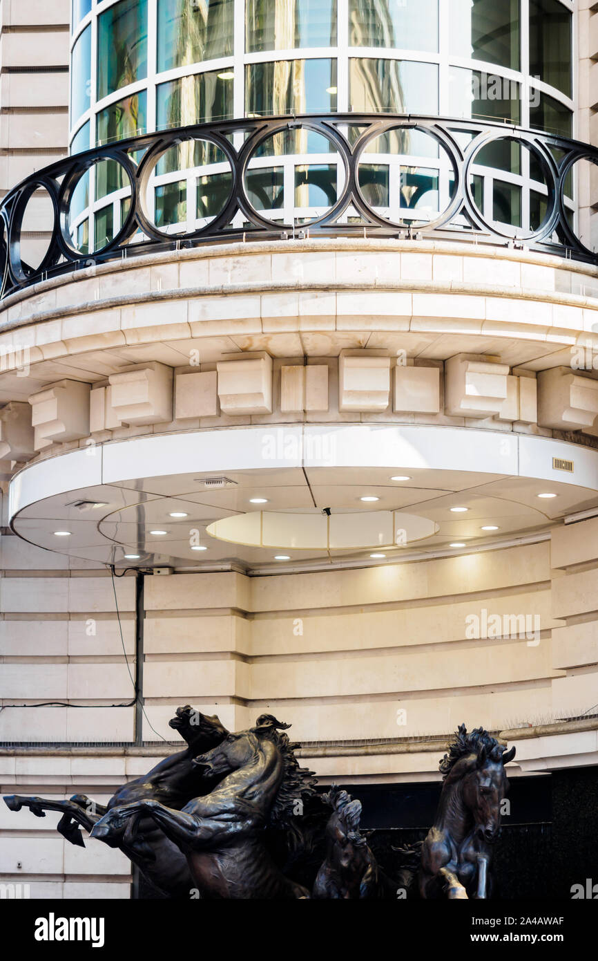 The horses statue in Leicester square in London Stock Photo Alamy
