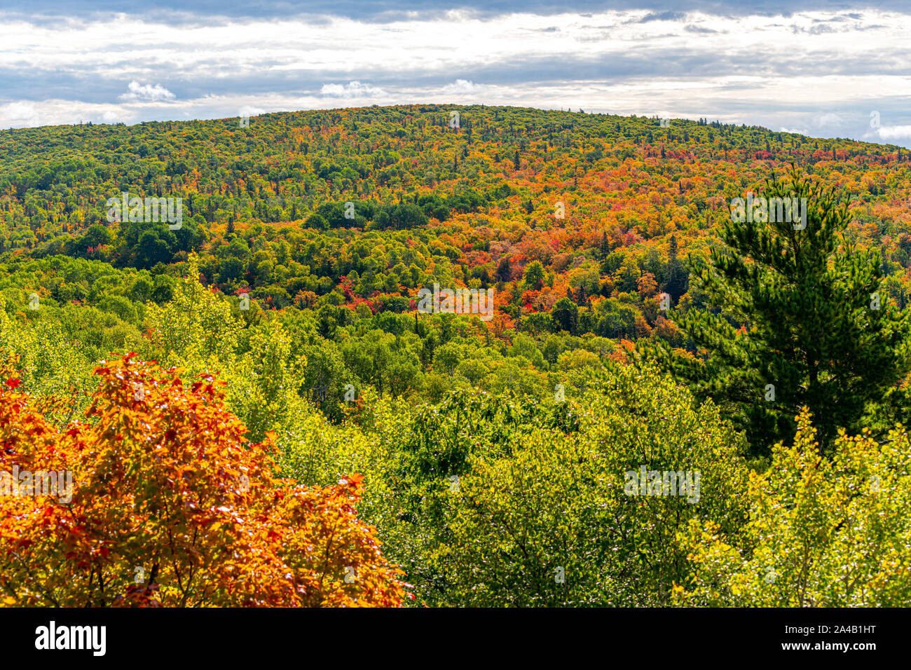Autumn View from Brockway Mountain in the Keweenaw Peninsula in the