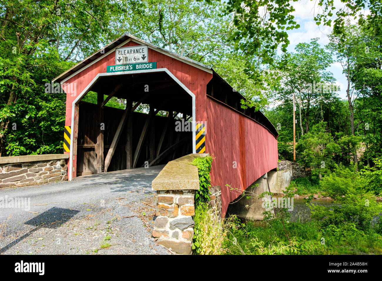 Fleishers covered bridge hires stock photography and images Alamy