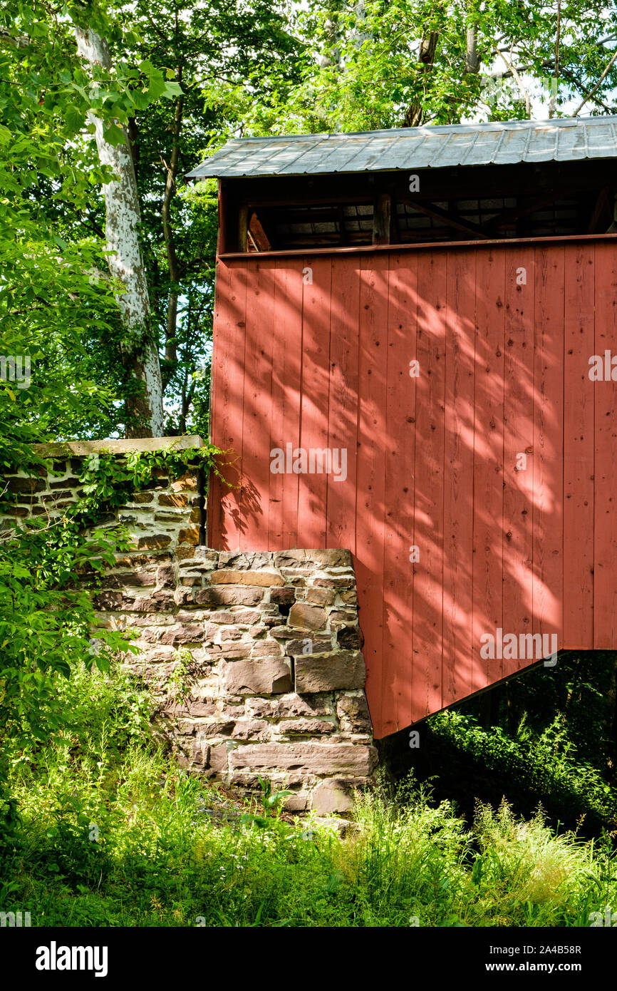 Fleishers Covered Bridge, Fairground Road, Oliver Township Pennsylvania