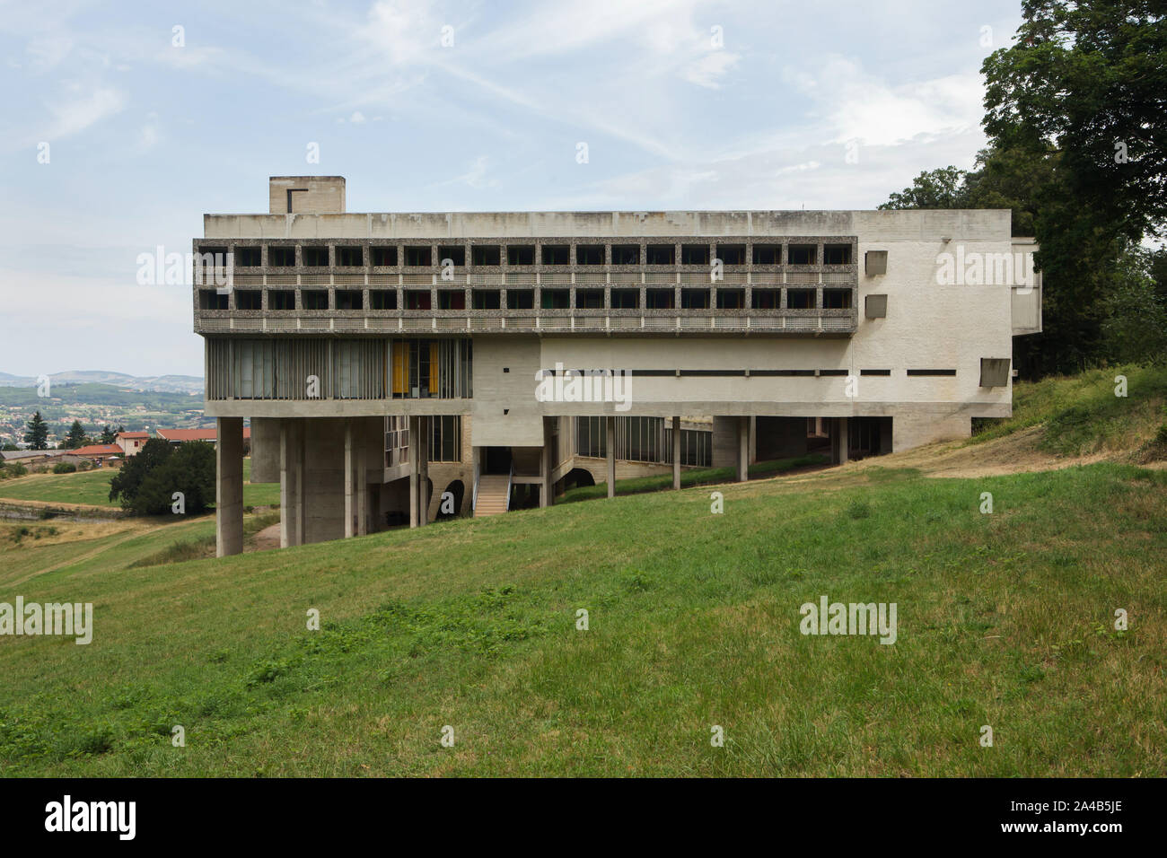 Monastery of Sainte Marie de La Tourette designed by Swiss modernist