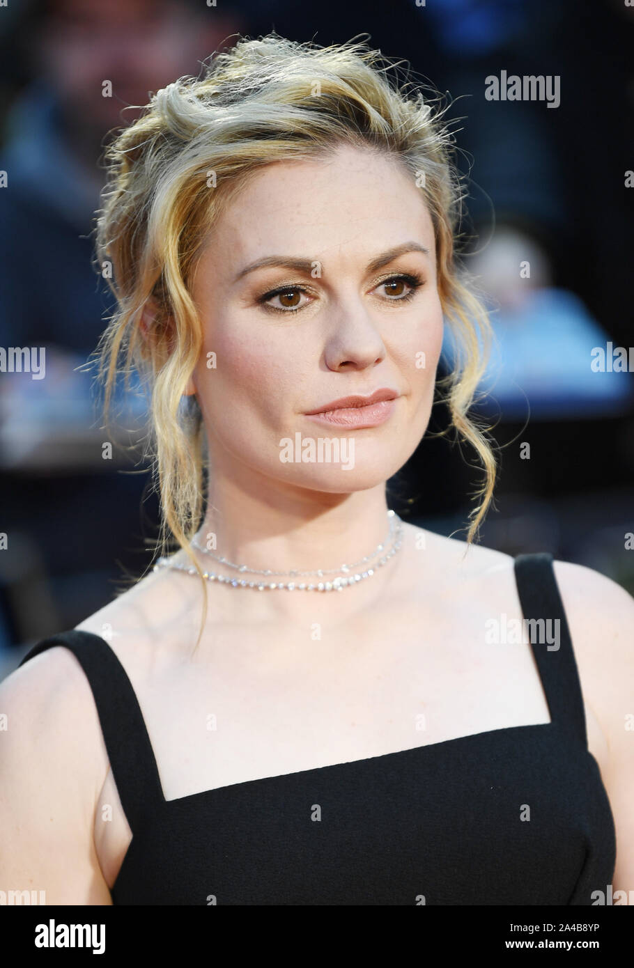 London, UK. 13th Oct, 2019. American actress Anna Paquin attends the