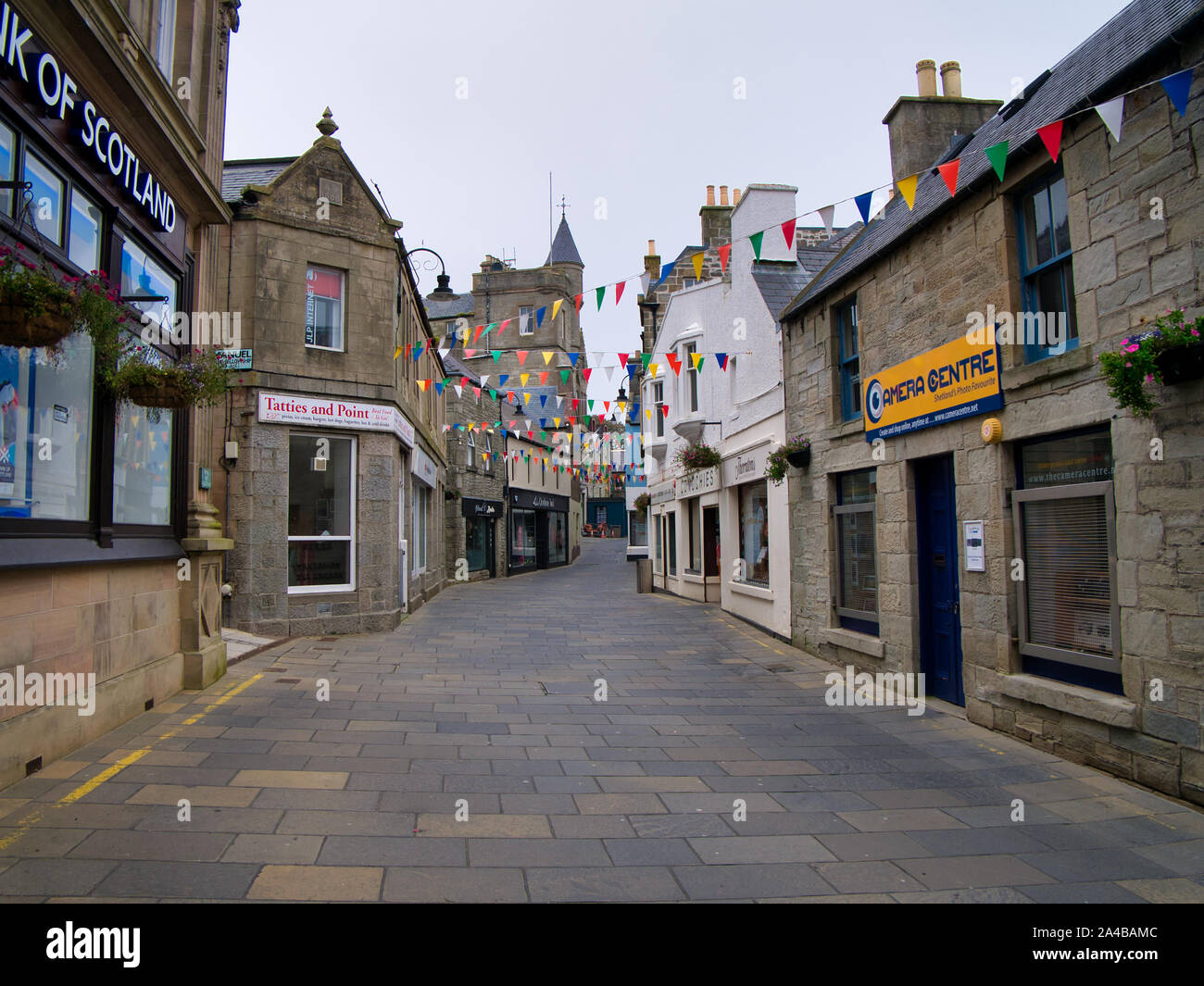 Commercial street lerwick shetland islands hires stock photography and