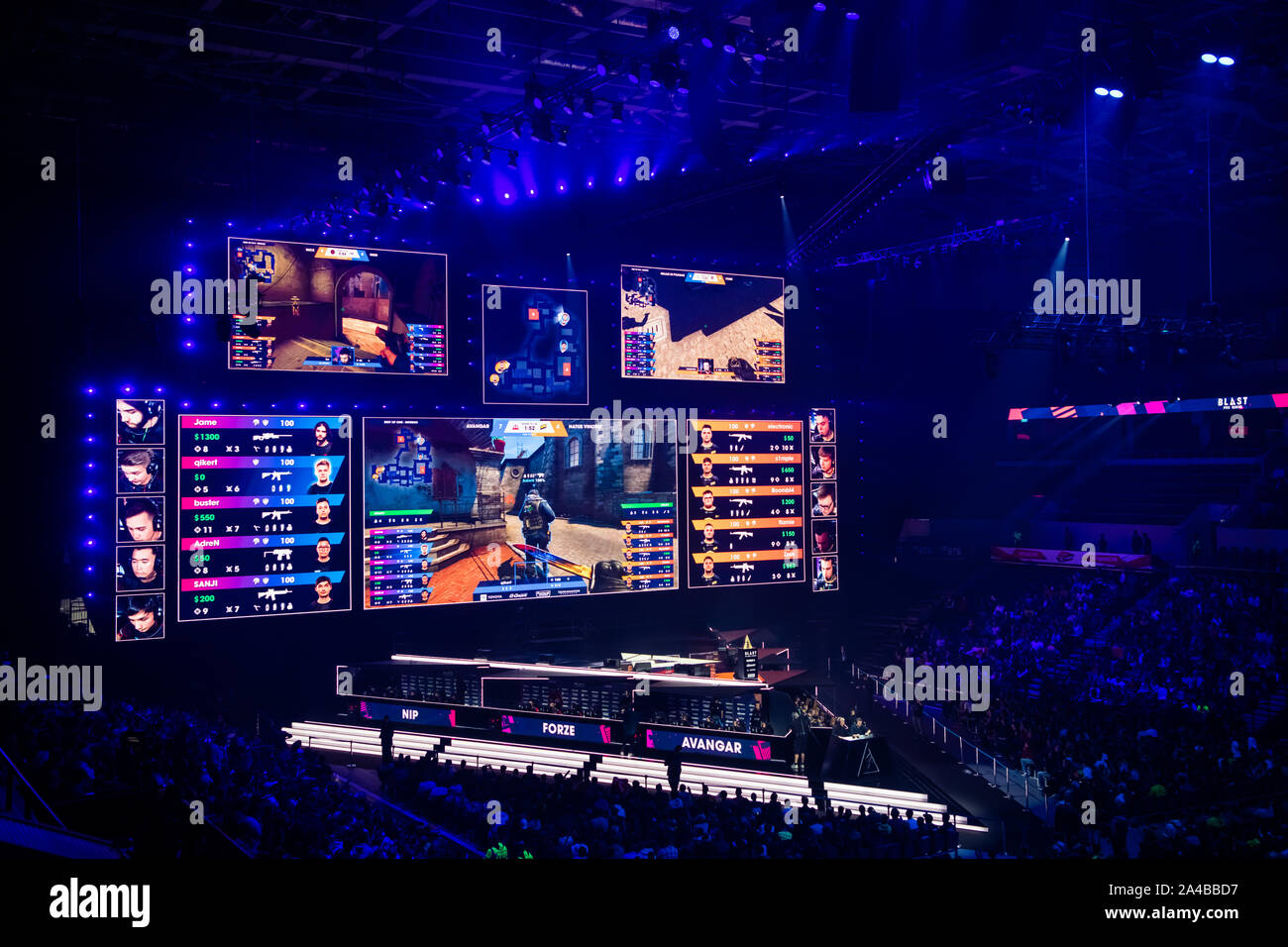 MOSCOW, RUSSIA - 14th SEPTEMBER 2019: esports Counter-Strike: Global ...