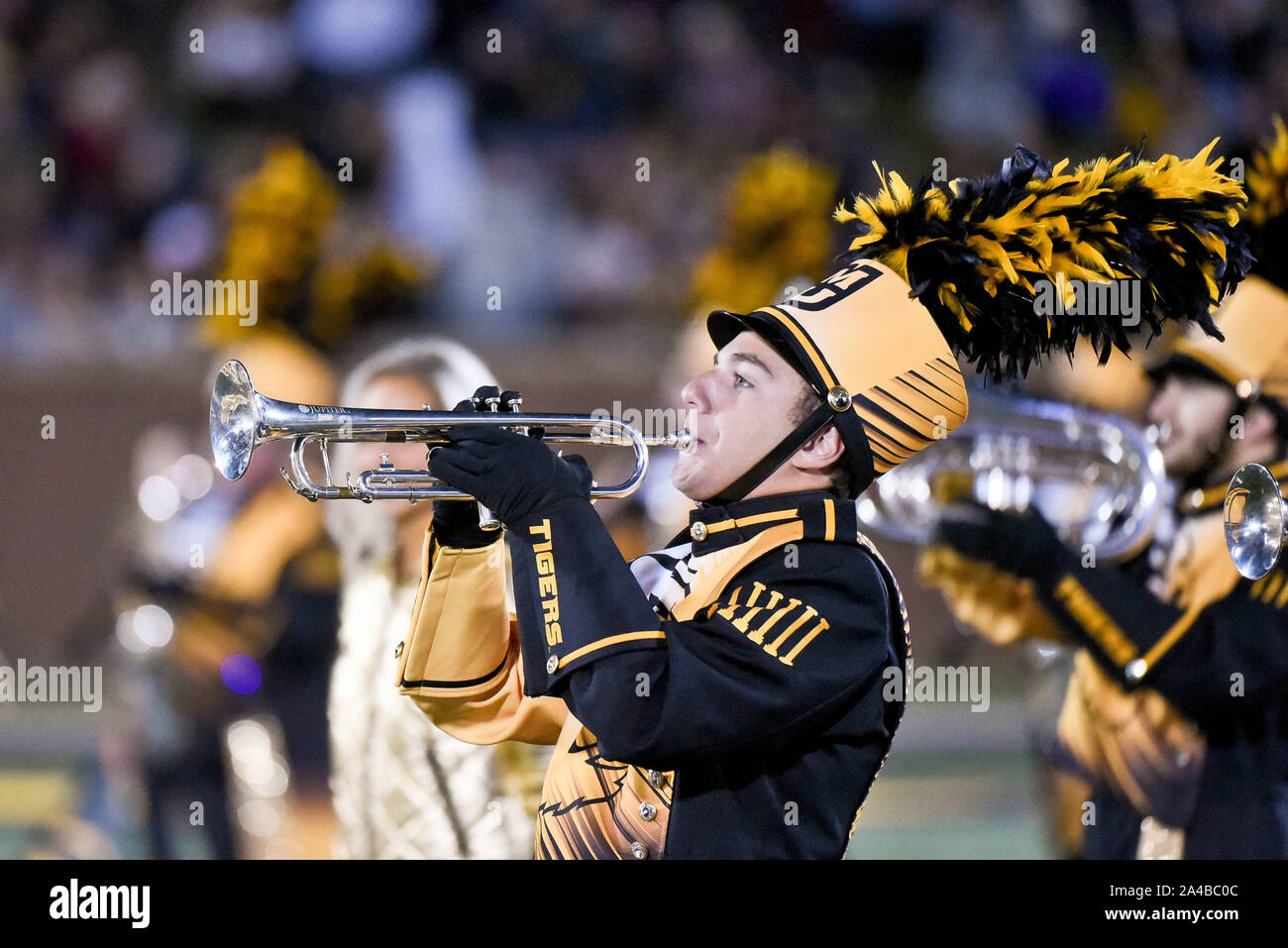 Marching Band Plays Music During High Resolution Stock Photography And Images Alamy