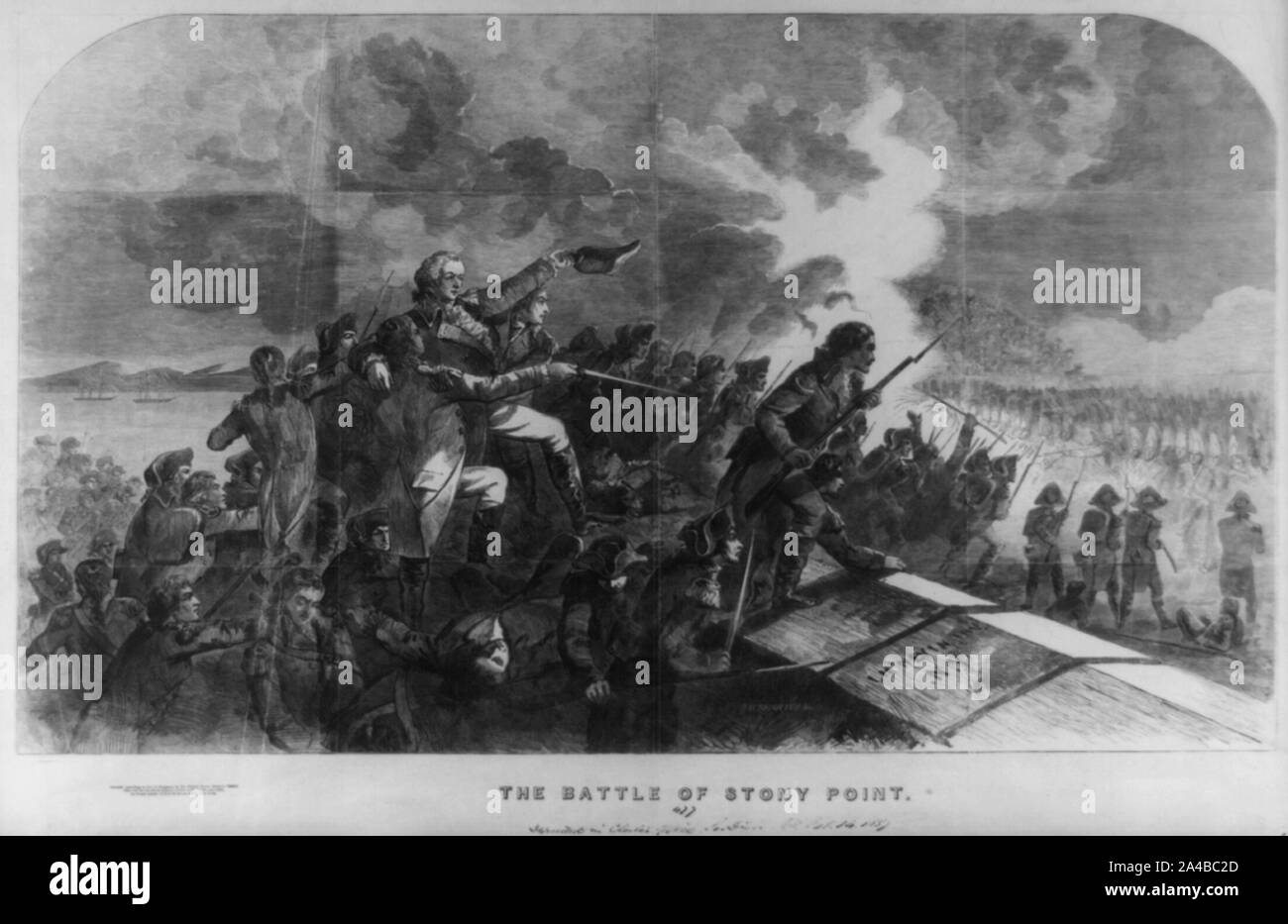 The Battle of Stony Point Stock Photo Alamy