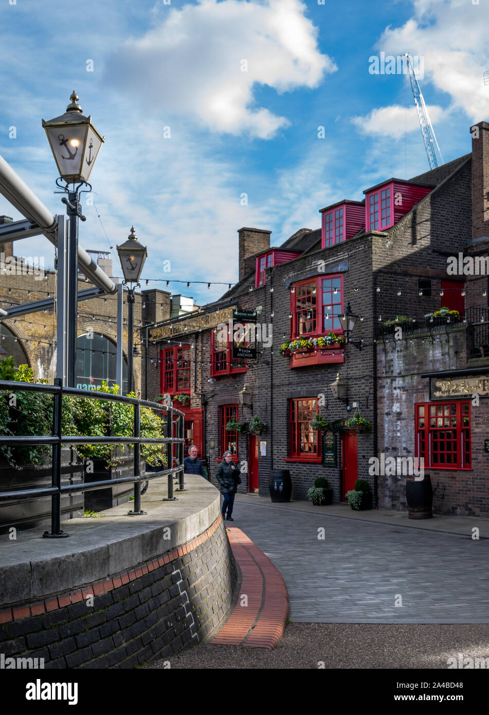 The Anchor pub in London,UK. Ancient pub Stock Photo