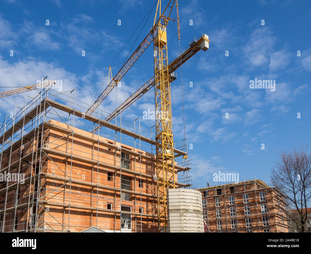 Lack of housing in Germany construction site Stock Photo - Alamy