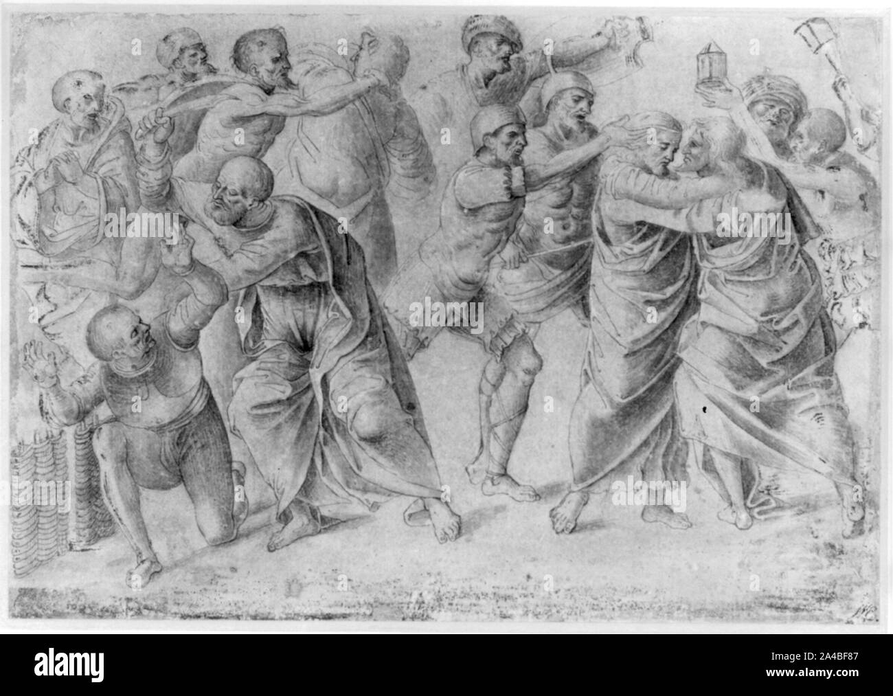 The Capture of Christ Stock Photo - Alamy