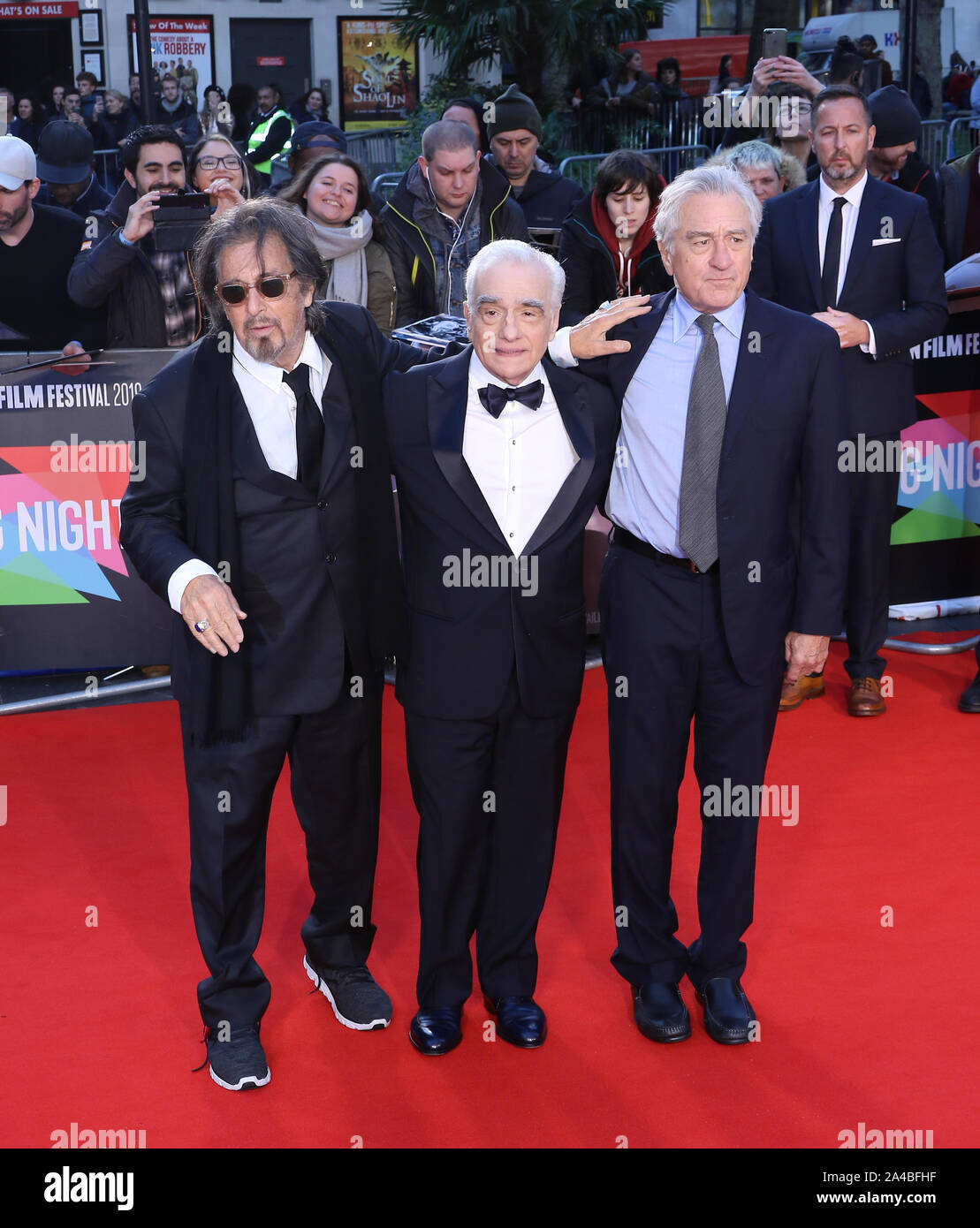 Al Pacino, Martin Scorsese and Robert De Niro, The Irishman - Closing