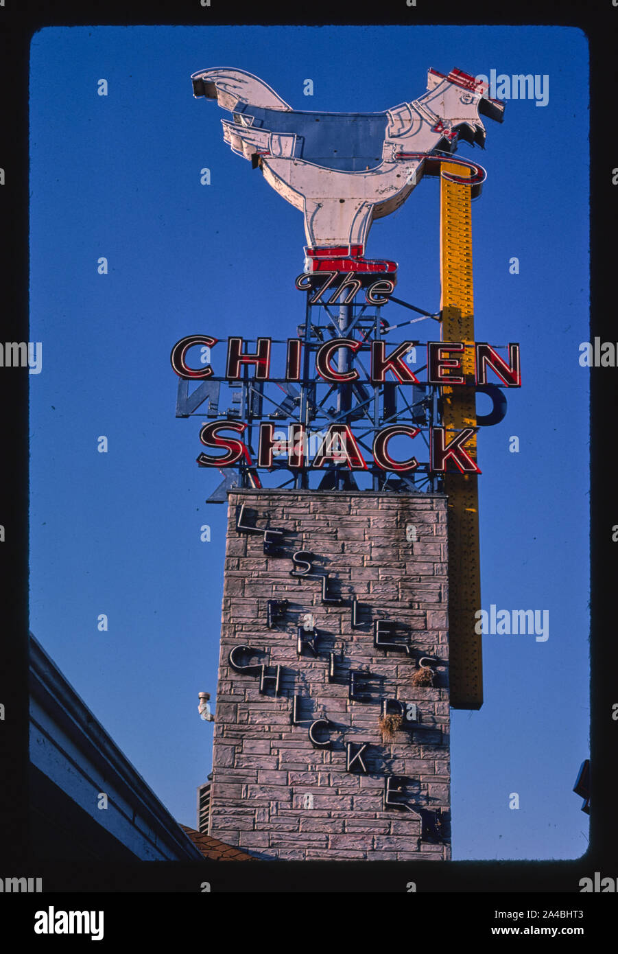 The Chicken Shack sign, Waco, Texas Stock Photo Alamy