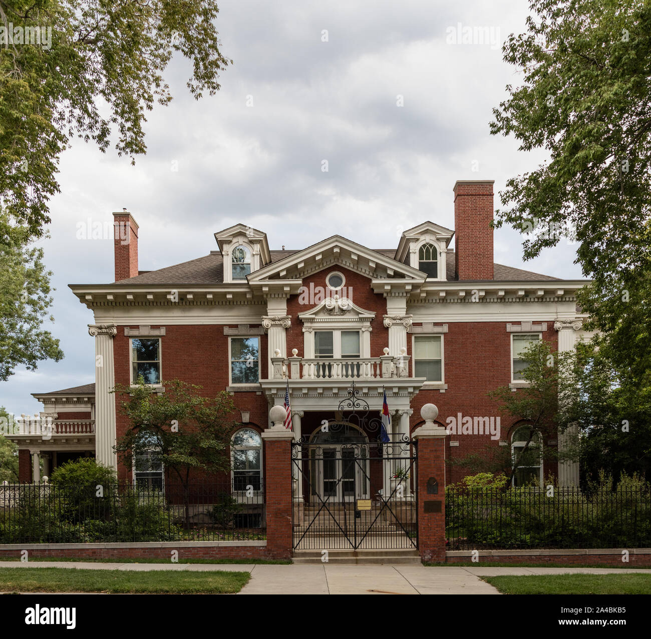 Cableland The Colorado Governor's Mansion in Denver Stock Photo - Alamy