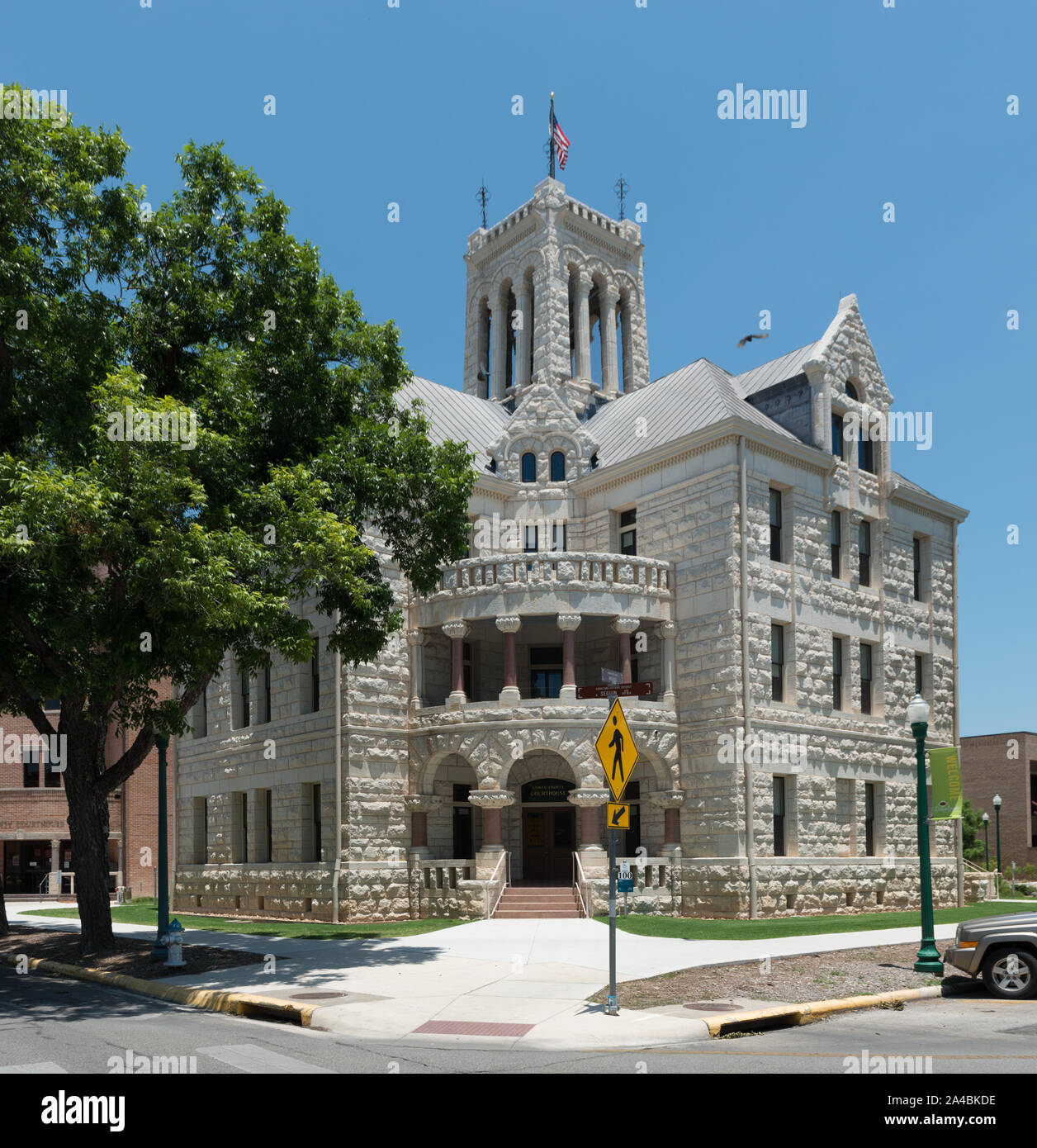 The Comal County Courthouse in New Braunfels, Texas Stock Photo - Alamy