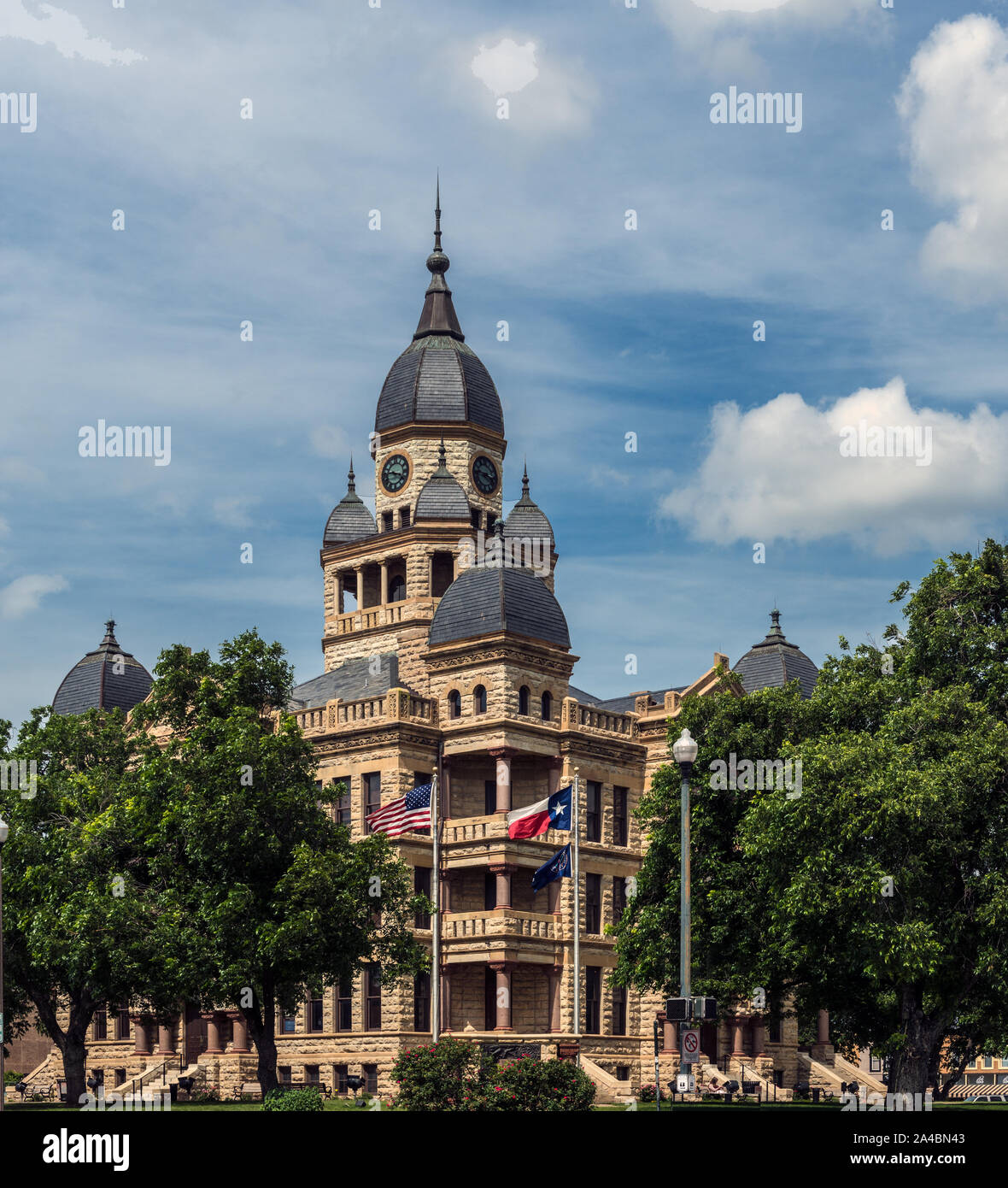 The Denton County Courthouse In Denton Texas Stock Photo Alamy