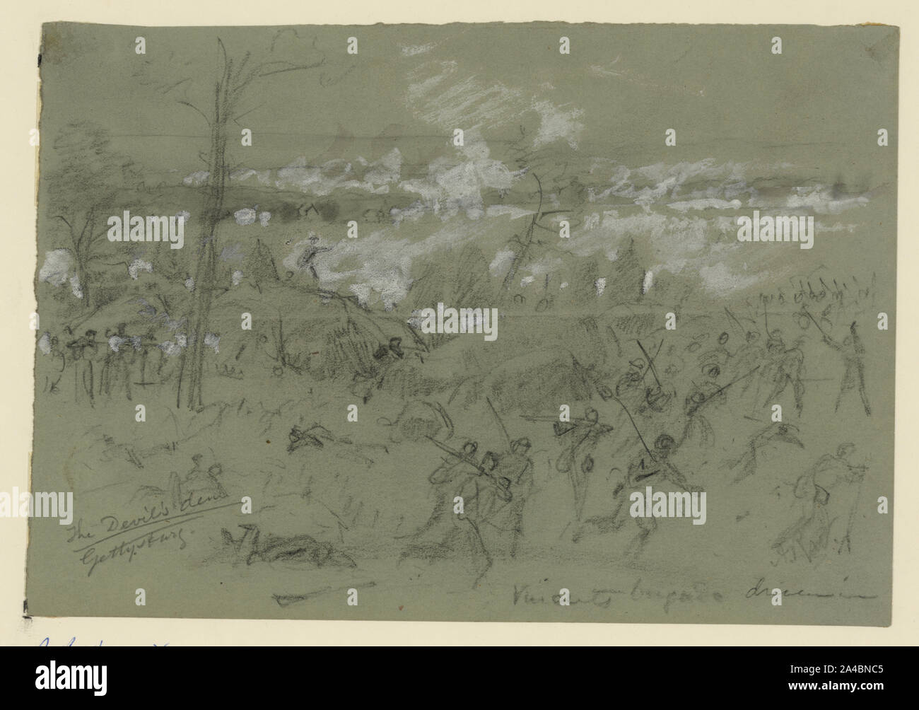 The Devil's Den Gettysburg Stock Photo - Alamy